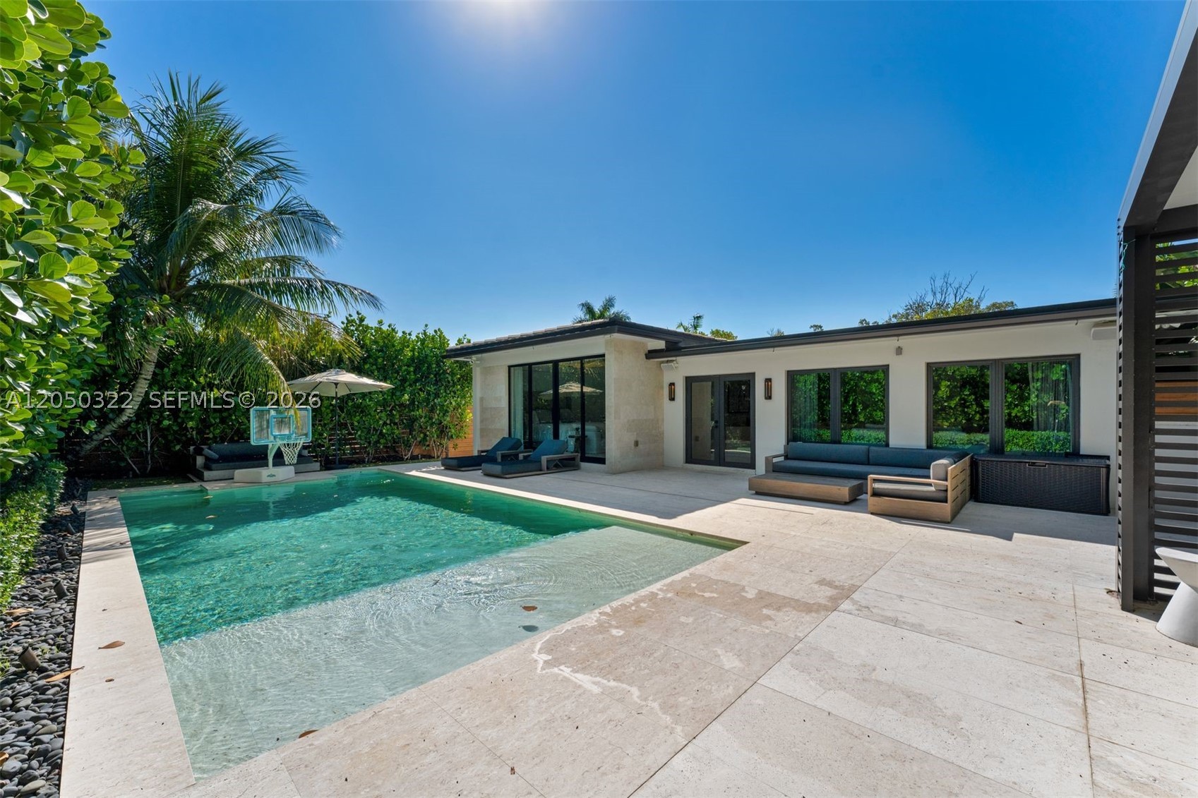 Welcome to 771 Fairway Dr, a stunning single-family residence in the heart of Miami Beach. This beautifully renovated 3-bedroom, 3.5 bathroom home offers 2,146 square feet of thoughtfully designed living space with a beautifully curated back yard with pool!

The fully renovated kitchen is a chef’s dream, boasting modern finishes, sleek appliances and ample storage. The renovated bathrooms add a touch of luxury to your daily routine, while the total renovation has created a contemporary yet comfortable space that feels like home.

Step outside to your private backyard retreat, complete with a sparkling below-ground pool, perfect for soaking up the Florida sunshine. The outdoor features continue to impress with an outdoor shower, a barbecue area ideal for entertaining, and a covered area that offers shade and style.