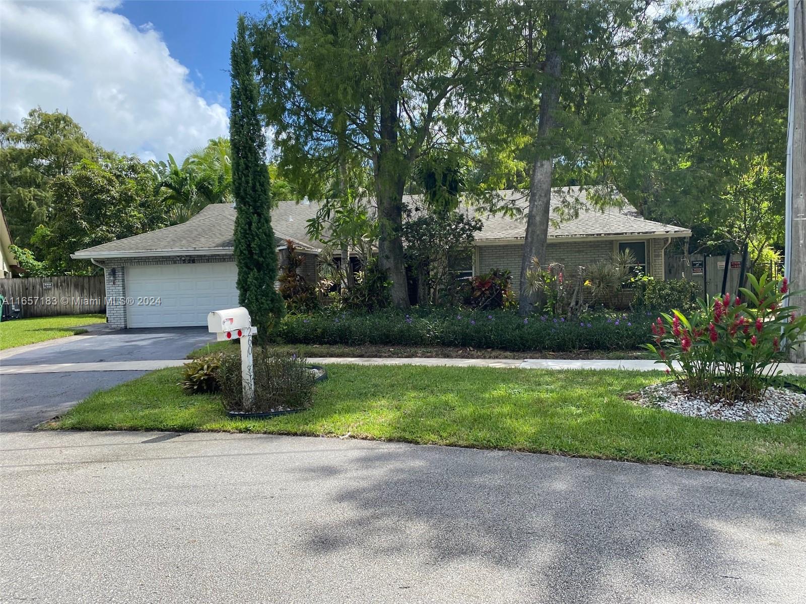 Great opportunity to own spacious ranch style home on 1/3-acre lot. Secluded fenced property with lots of privacy. Features include florida room, updated master bathroom, 2 car garage and more. Bring your paint brush and design ideas.