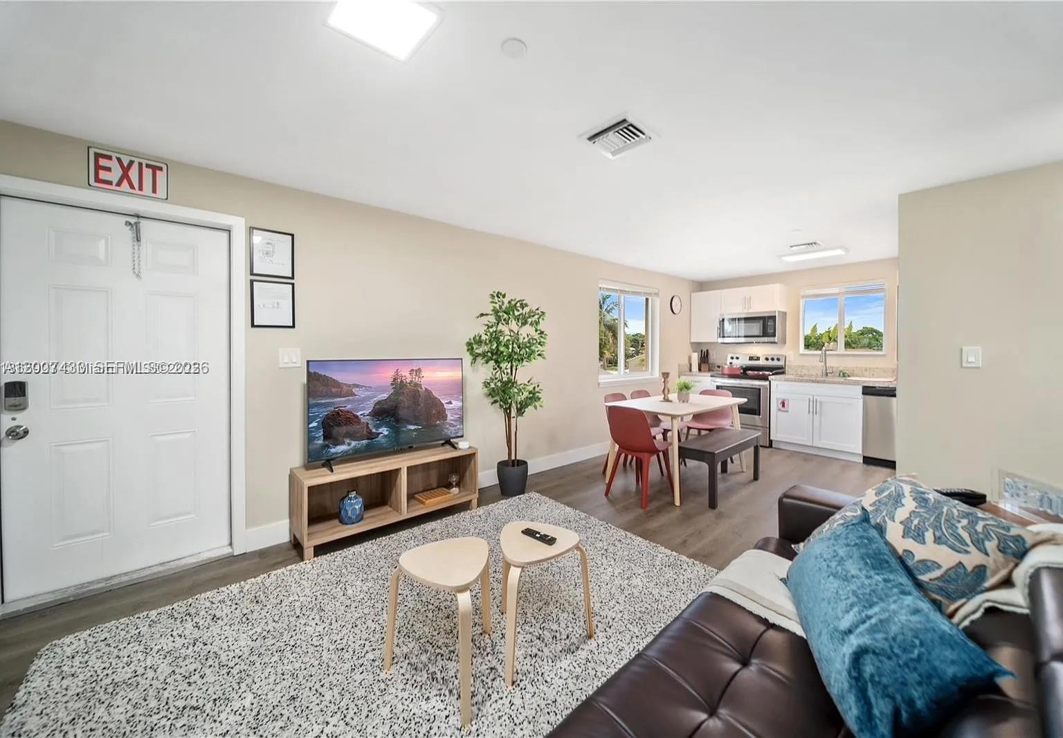 This brand new, fully leased fourplex in the heart of Hollywood is an investor's dream. Only one year old this property will be very low maintenance for many, many years. Units earn between $2,160 and $2,260 each, meaning this could make you a passive $10,000 without lifting a finger. In a quiet, peaceful, suburban area between Miami and Ft. Lauderdale there will always be high demand for rentals just like this. The building has 6 parking spaces, all marked so you can assign them as you see fit. Do not miss the opportunity to own a cash cow in South Florida!