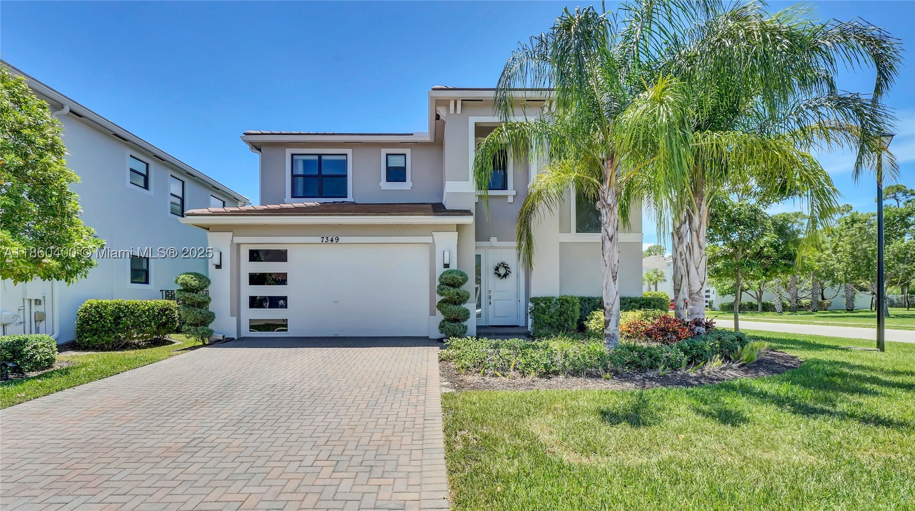This beautiful 2022 corner-lot residence blends modern elegance with thoughtful design, offering 4 bedrooms, 3 bathrooms, and 2,410 sq. ft. of beautifully crafted living space. The home sits on a slightly larger corner lot than many other listings in the community, offering additional outdoor space and enough room to add a pool.
Inside, a bright open-concept layout creates a seamless flow for entertaining and everyday living. The main level features a private guest suite, while the upper level offers three spacious bedrooms, a versatile loft, and a conveniently located laundry room. Located in the highly sought-after Villamar at Toscana Isles, residents enjoy resort-style amenities including a gated entrance, resort-style pool, modern clubhouse, fitness center, tennis courts, scenic walking trails, and a children’s playground.
Ideally situated near top-rated schools, shopping, dining, and major roadways, Villamar stands apart with its modern architecture, premium amenities, and everyday convenience. This is more than a home—it’s a lifestyle. And now, it’s priced to sell.