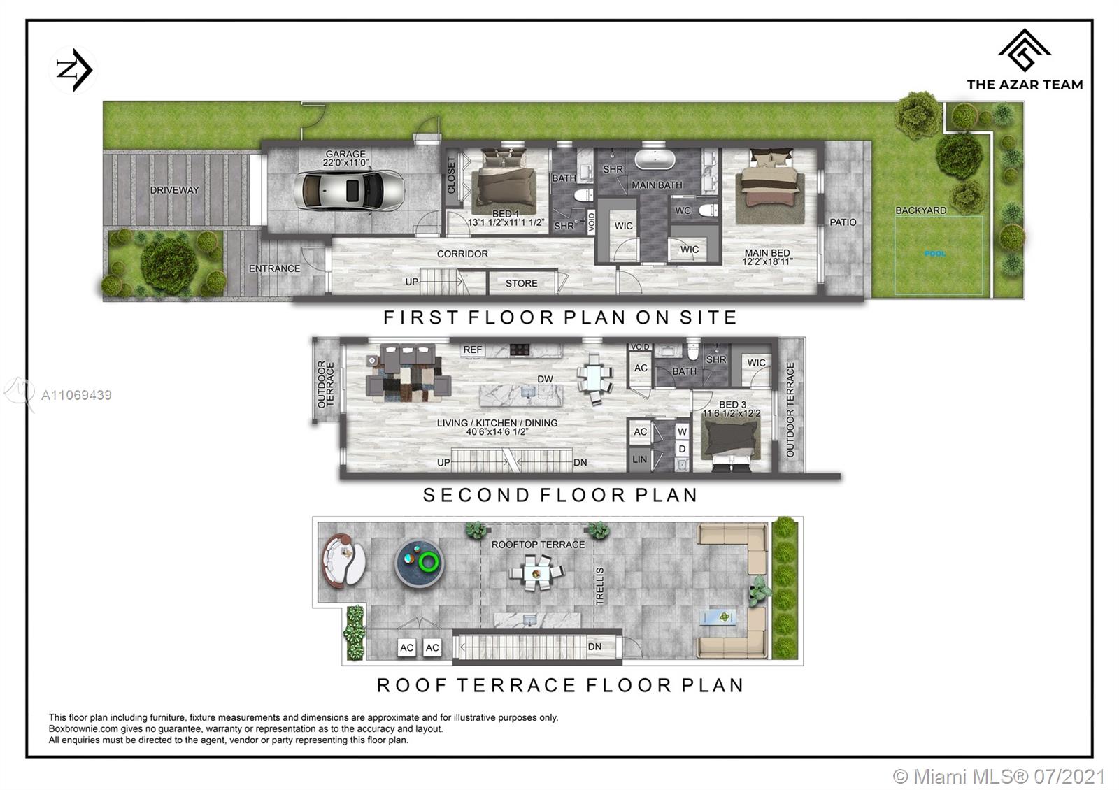 ROOFTOP OASIS! ***PRIVATE POOL IN BACKYARD*** ROOFDECK & HOT TUB ON THIRD LEVEL **NEW CONSTRUCTION, WILL BE COMPLETE JUNE 2022** Modern Construction in the heart of Shenandoah. Tri-level townhome featuring high end finishes w/ Italian porcelain tile flooring, ss appl, kohler fixtures, impact CGI windows, doors & much more. Featuring 3 spacious bedrooms & 3 bathrooms. Immense Master Suitew/ a WIC, sitting area & private balcony. 2 King-sized bedrooms, transform one into WFH home office. All the latest tech Nest Doorbell & Temp control, take advantage of indoor-outdoor living full sliding patio door w/veranda opens to a spacious private backyard W/pool & endless entertaining options. View all this home has to offer with the perfect live, work, enjoy combination!