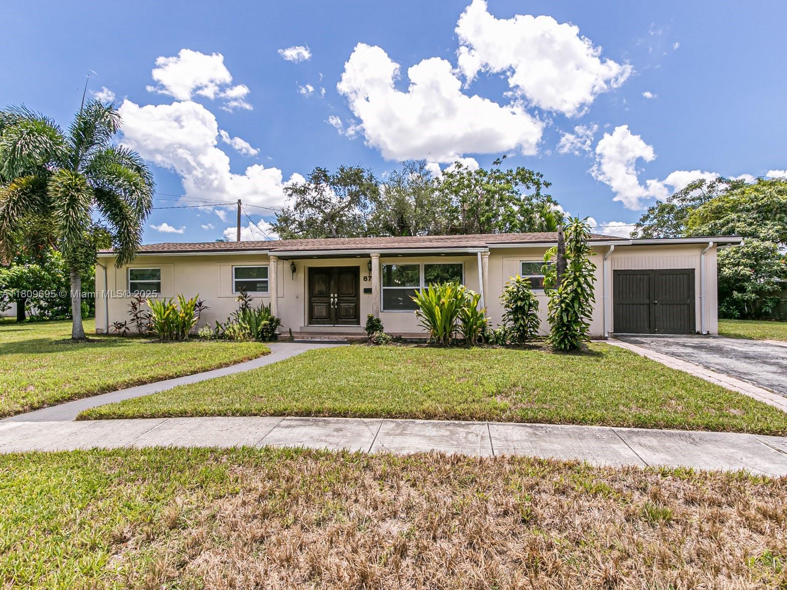 Now available for rent in serene Pickwick Estates, North Miami Beach! This bright and spacious 4 bed, 2 bath home features an open layout, sleek tile floors, full-size washer and dryer, and flexible space for an office or extra storage. Enjoy a large side yard with plenty of room for outdoor fun or a future aboveground pool. Pickwick is a quiet, well-kept neighborhood with no HOA fees offering peace and privacy. Live minutes from beaches, parks, shopping, and top schools. Enjoy the best of North Miami Beach living in this charming, move-in ready rental!