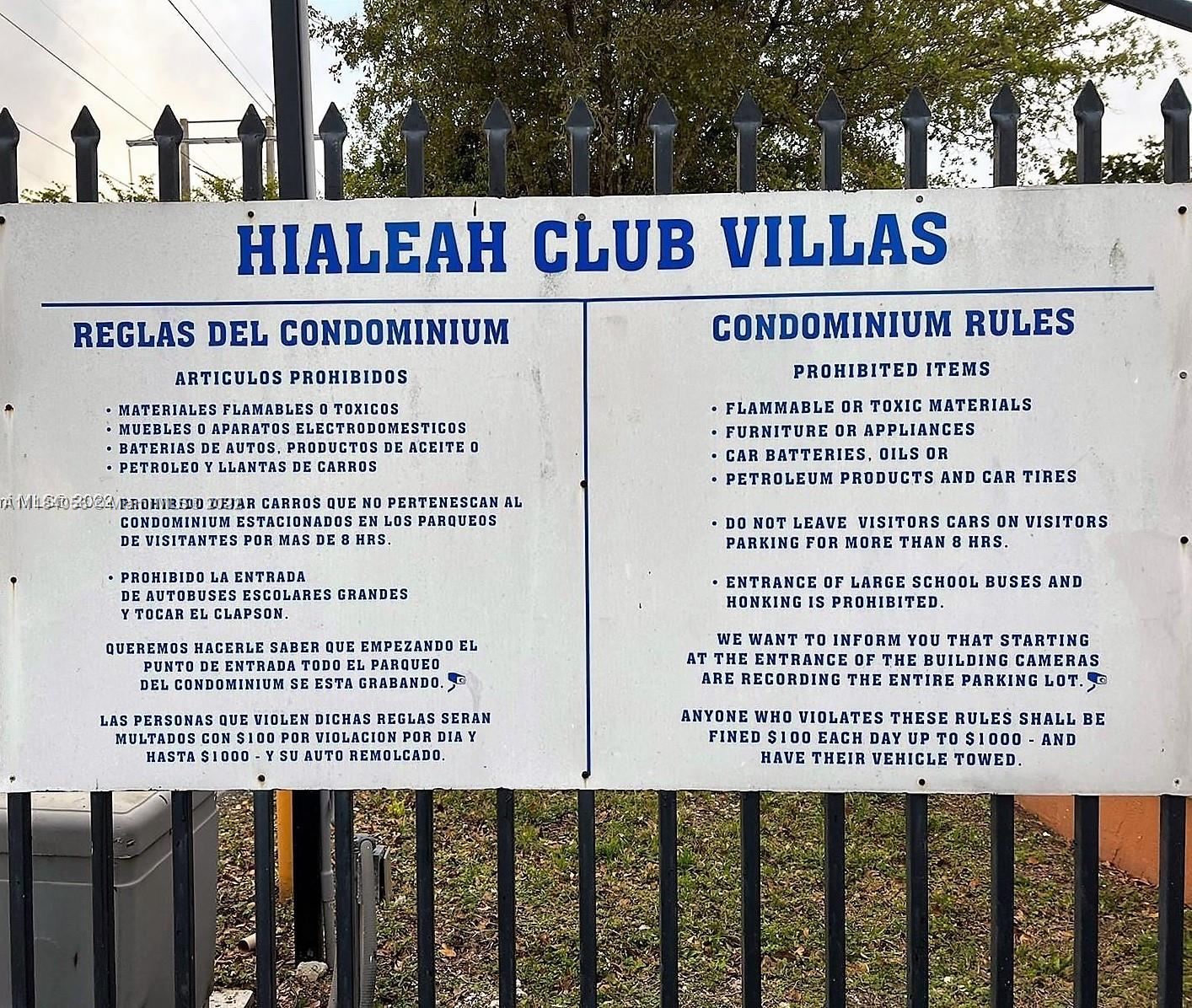 HIALEAH CLUB VILLAS CONDO - Residential