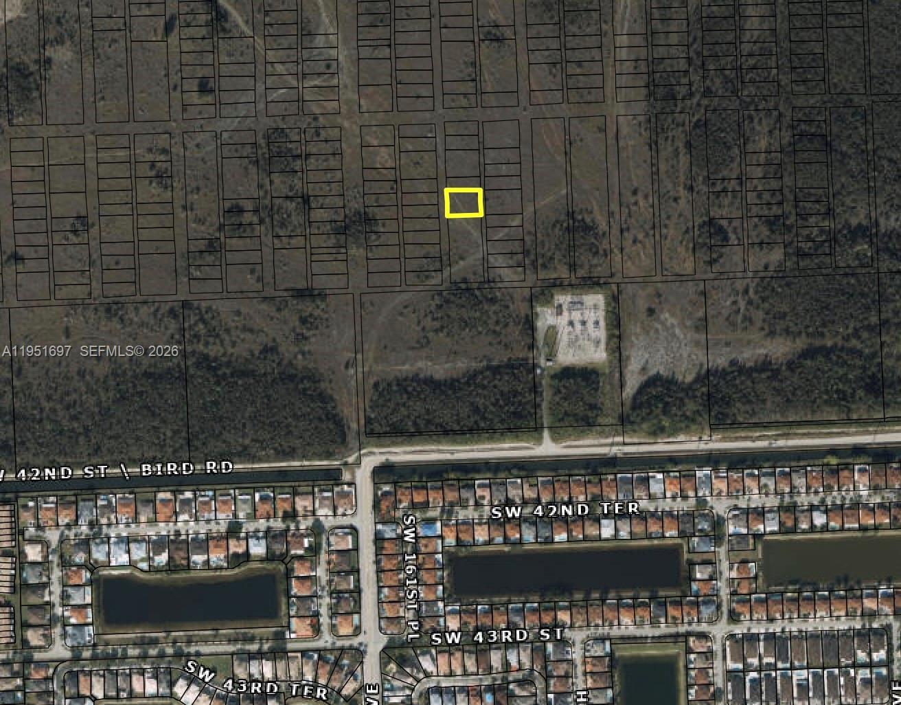 Excellent chance to secure a parcel in the growing Southwest Kendall corridor. Situated near established neighborhoods, schools, busy commercial areas, and Baptist Hospital. Generously sized 13,200 sq ft lot at a great value. Buyers are responsible for confirming zoning, permitted uses, and requirements with Miami-Dade Building & Zoning and DERM prior to submitting offers.