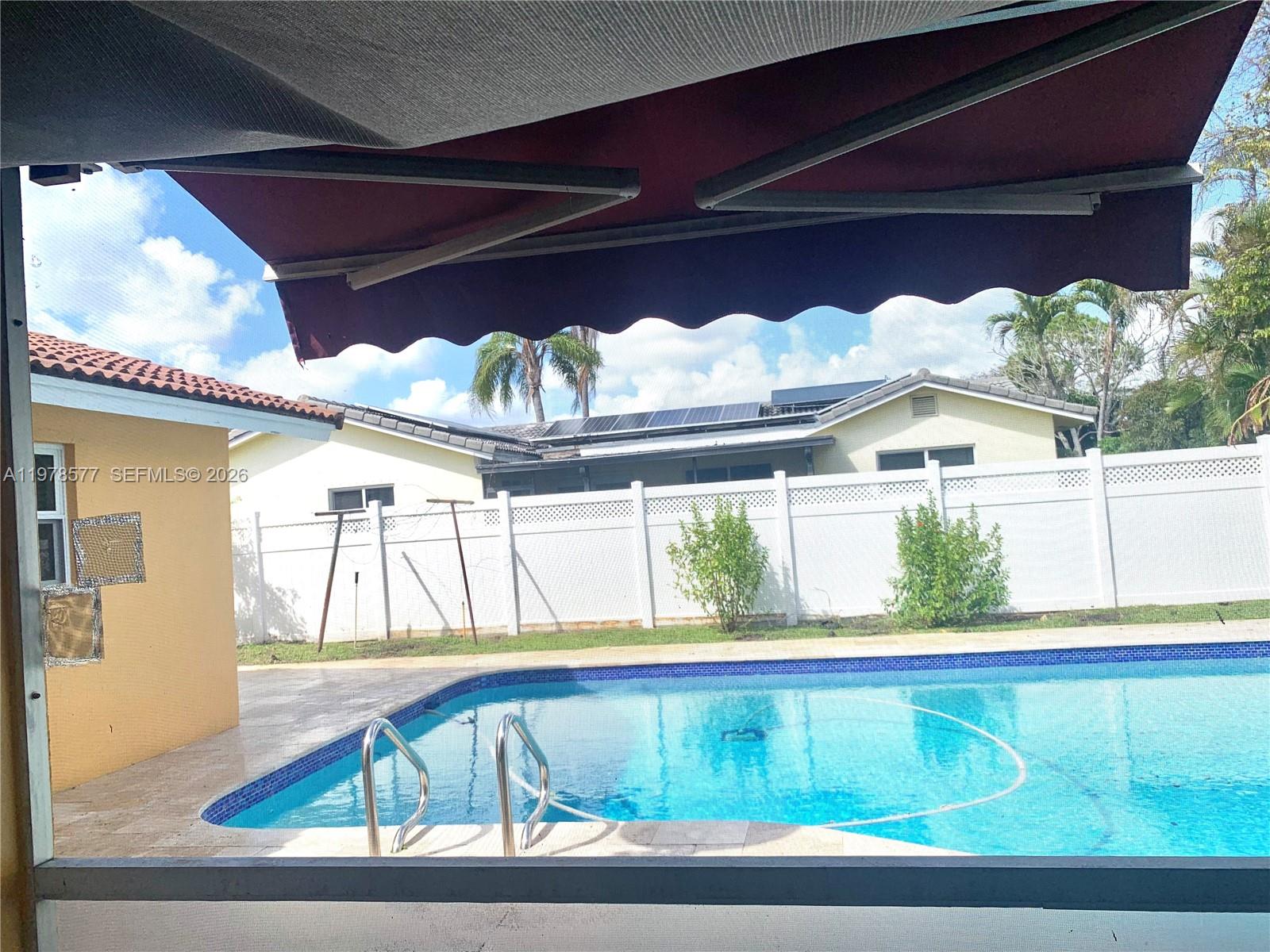 Beautiful 4-bedroom, 2-bath pool home located in the desirable Coral Springs area with NO HOA. This well-maintained property features an updated kitchen with granite countertops, impact windows, and a garage door, and a tankless water heater. The spacious layout offers comfortable living areas and plenty of natural light.
Step outside to your private backyard oasis with a sparkling pool, perfect for entertaining or relaxing. Additional features include epoxy garage flooring, a circular driveway with ample parking, and a storage shed. Conveniently located near parks, shopping, dining, and top-rated schools.
A great opportunity to own a move-in-ready home in a prime location!