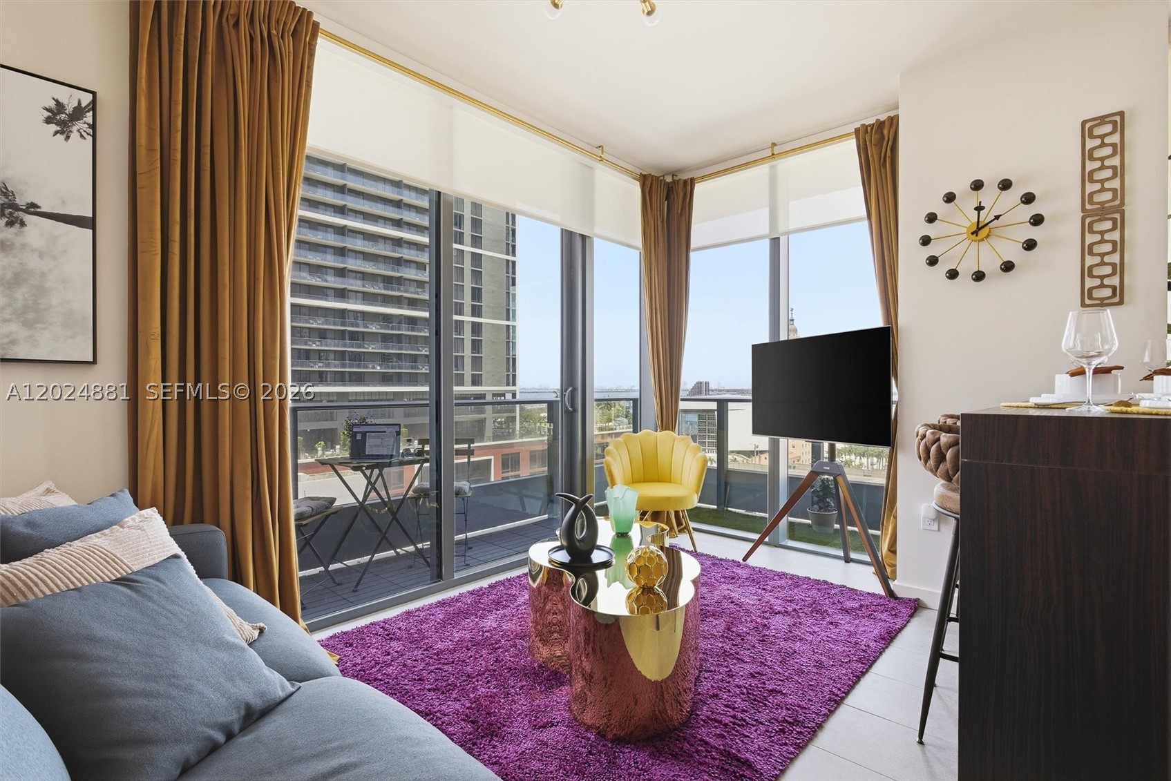 Luxury 2BD/2BA residence at 501 First Residences in the heart of Downtown Miami. Brand-new and fully furnished, For Sale. Features floor-to-ceiling glass, private balcony with stunning bay and city views, sleek Italian cabinetry, and premium appliances. Enjoy 20,000+ SF of resort-style amenities including rooftop pool, hydrotherapy spa, fitness center by HOMAGE, yoga/meditation spaces, private lounges, chef’s kitchen, media room, and greenhouse retreat. Prime location within walking distance to Bayside Marketplace, Bayfront Park, and Kaseya Center, plus direct access to the Metromover for easy connectivity to Brickell, Design District, and South Beach. Easy to show.