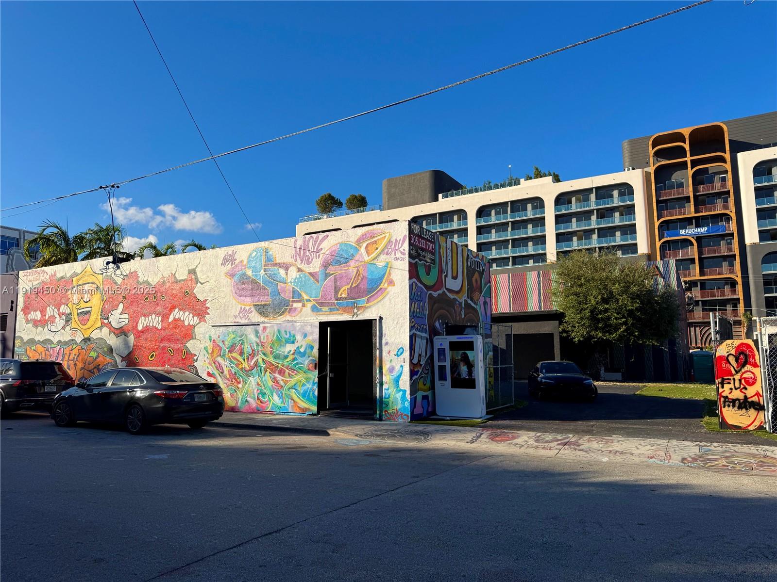 Location, location, location. Excellent commercial space for sale in the heart of the Urban Art District of Wynwood. Across the street from world famous Wynwood Walls, steps from the Museum of Graffiti and surrounded by great restaurants, shops and places of entertainment.   
A great opportunity with tremendous potential for a developer or an investor looking to establish a footprint in this ever evolving neighborhood