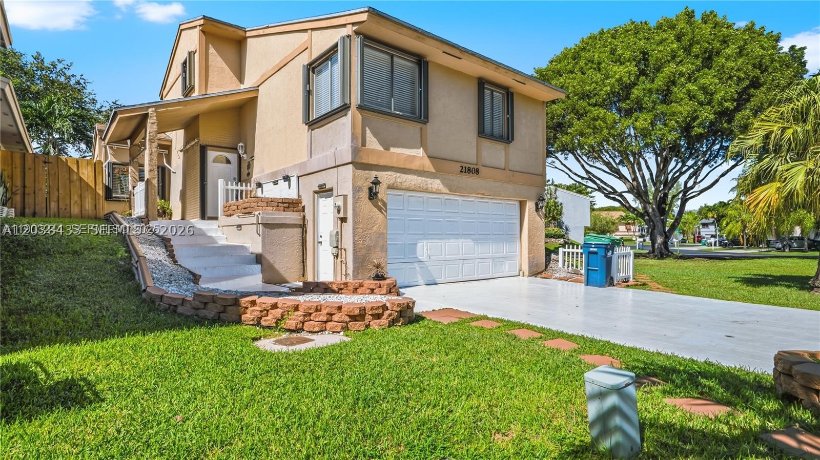 Beautifully updated 3-bedroom, 2-bath, two-story single-family home in Cutler Bay's Lakes by the Bay/Saga Bay area. Features include a new roof, new floors, quartz countertops with matching backsplash, and new appliances. Bright main living areas, updated kitchen finishes, comfortable bedrooms, and an enclosed porch/patio space for extra indoor-outdoor living. Convenient South Dade location near neighborhood parks, shopping, schools, and Black Point Park & Marina.
