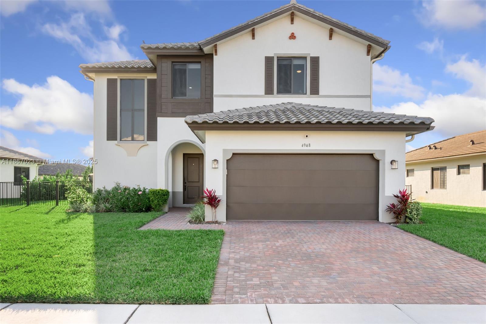 Introducing a stunning FULLY FURNISHED 2023-built home loaded with over $62K in upgrades in Maple Ridge at Ave Maria! SELLER MAY BE WILLING TO PROVIDE UP TO $10,000 SELLER CONCESSION TO THE BUYER AT CLOSING! Upon entry, step into elegant porcelain marble-style tile floors and a chef's kitchen with quartz countertops. Relax in the living room featuring a custom accent wall with a cozy electric fireplace to set the ambiance. Upstairs, enjoy luxury vinyl flooring throughout—no carpet! The fully fenced backyard offers a private oasis. Located in the #1 selling community, this home provides access to A-rated schools, a 10,000 sq. ft. clubhouse, a resort-style pool, a gym, a dog park, and many more amenities! It's as move-in ready as it gets— schedule your tour today!