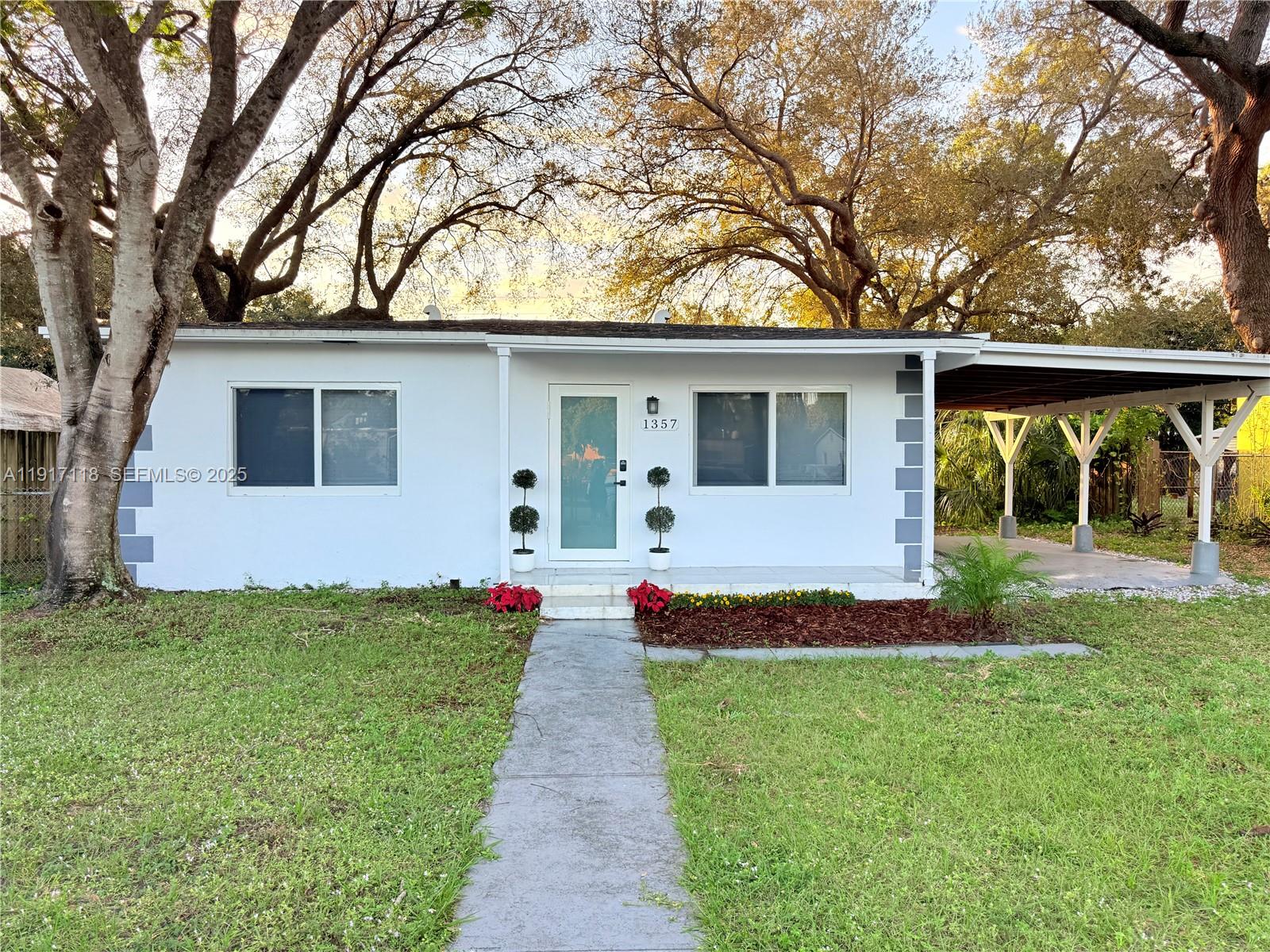 This delightful two-bedroom, one-bath home combines modern upgrades with everyday comfort, just minutes from Las Olas and Fort Lauderdale Airport. Inside, you’ll find new tile flooring, a contemporary kitchen with new appliances, and a fully renovated bathroom. Recent improvements include a new roof, updated electrical, new A/C, impact windows and doors, a water heater, a new fence, and a brand-new washer and dryer. The expansive backyard offers excellent potential for a pool, an outdoor kitchen, or a play area for children—making this home a versatile opportunity with endless possibilities.