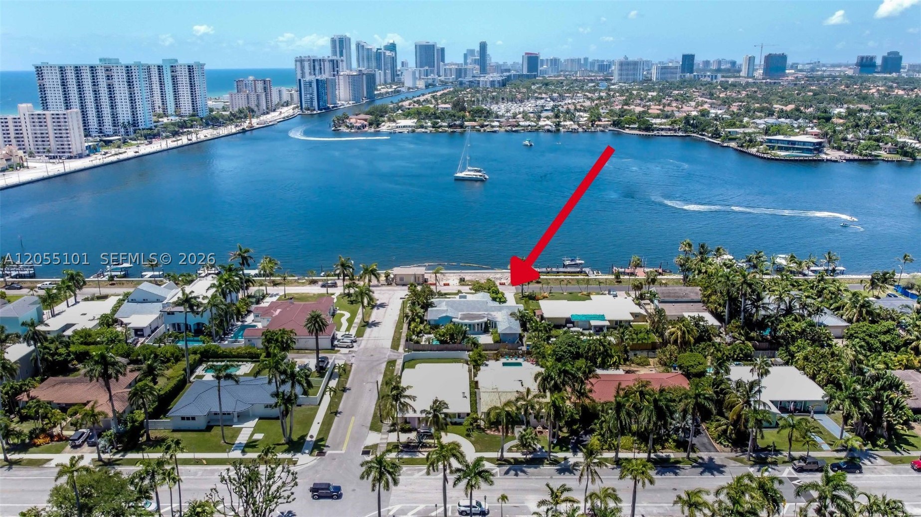 Incredible Location! 5 bedroom, 3 bathroom DIRECT OCEAN ACCESS POOL HOME with the rare opportunity to build a private dock and lease the submerged land annually from the City of Hollywood. Perfectly positioned on a corner lot, this spacious residence offers an exceptional waterfront lifestyle with endless potential. Inside, you'll find vaulted ceilings, beautiful parquet and wood flooring, a marble fireplace, expansive living spaces, and walls of bay windows showcasing tranquil water and pool views. The custom kitchen features built-in cabinetry, stainless steel appliances, double ovens, a gas cooktop, double sinks, plus a separate full-size refrigerator and freezer. The thoughtfully designed floor plan offers generous bedroom sizes, abundant closet space, and a private guest wing with two bedrooms, two bathrooms, and direct pool access. Outside, enjoy an oversized pool, wood-fenced backyard, and oversized driveway, all complemented by impact windows, a whole-house generator, and a gas tankless water heater. Ideally located near Hollywood's beaches, Downtown Hollywood, restaurants, and parks, this is a rare opportunity to own a spacious waterfront home with direct ocean access and future private dock potential. All Dock Rental information must be confirmed and verified by the buyer.**
