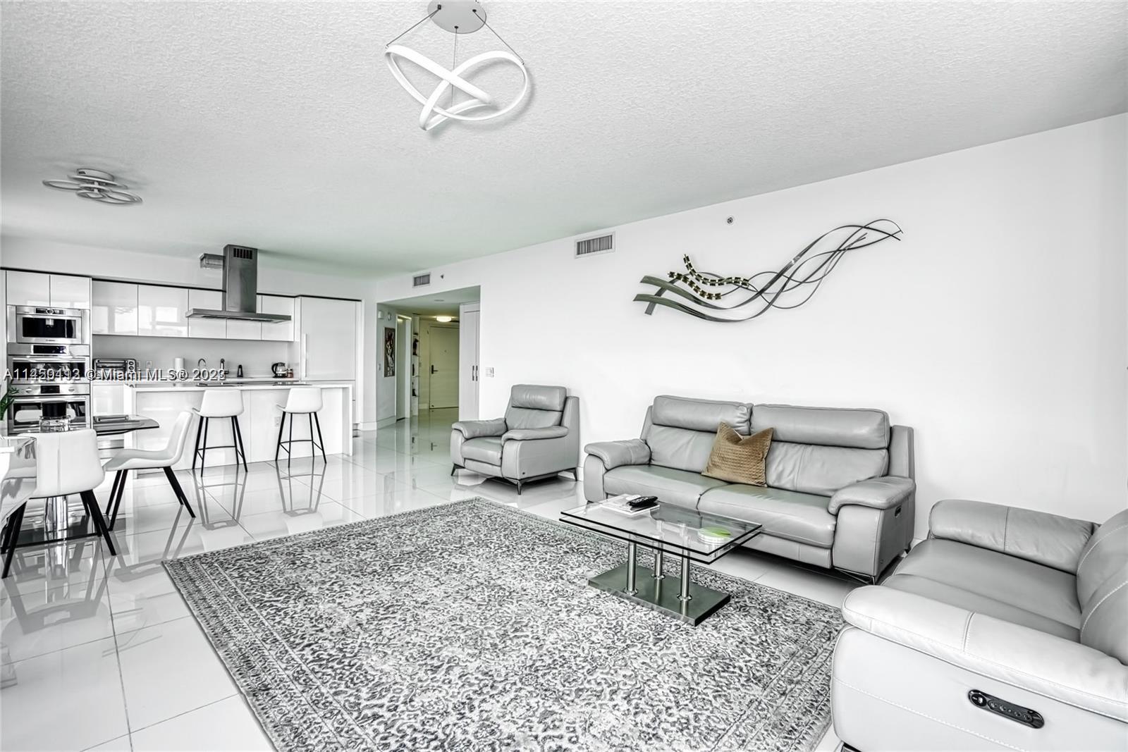 Enjoy unobstructed views to the intracoastal and a very spacious floor plan, with 3 bedroom/3.5 bath corner unit. Extended balcony! Fully furnished. 48 x 48" imported white porcelain tiles Italian designed closets. Enjoy the Beach with the exclusive access to the Parque Tower Residences. Fully Furnished and decorated with designer furniture. Top of the line appliances such as Bosch + Sub Zero fridge, custom closets, shades in every room. Walking distance to the beach and restaurants. Resort style amenities include: pool, BBQ area, Kid's Club, Billiard room, Wine bar, Private beach Club with beach service, state of the art fitness center, Spa, Business Center & Concierge, storage, Cable TV is included. Available for season rent starting October 9.  Enjoy Miami Lifestyle!