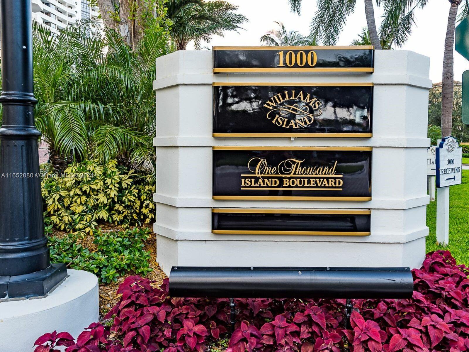 1000 ISL BLVD WILLIAMS IS - Residential Lease