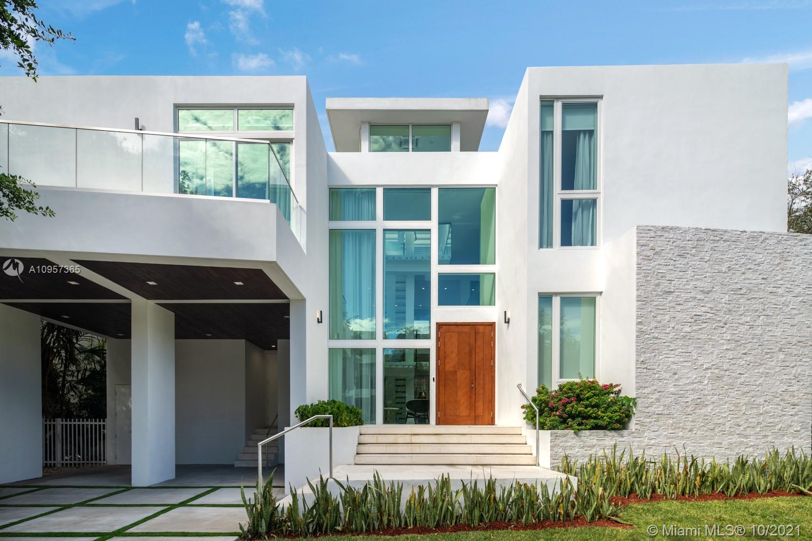 Brand-New, Modern Luxury-construction on a corner lot in Key Biscayne awaits. This spacious  home with 5 oversized bedrooms by Jose Sanchez of Praxis Architecture has a  well thought out layout and finished in the finest fashion. Marble floors throughout the living areas epitomize luxury living and highlight its floating staircase while wood floors create a warm inviting mood in the bedrooms. Custom furnishings and appliances by Italian firm Georgio Ferrara add style in every corner of the residence. Savor the bay breeze from the pool or rooftop terrace, this home is the epitome of Key Biscayne living at its best.