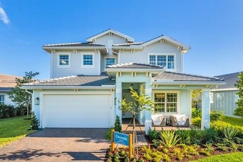 What you have been waiting for, the opportunity to own a GL Homes exquisitely fully furnished & decorated Coronado Model Home with a beautiful Coastal elevation in award winning Arden. You will experience a Key West feel as you enter the home, Kids will love the safari room while you work or study in the well-appointed office area with built-in cabinets and a comfortable seating area. The outdoor area entertains with a kid's play structure and a corn hole set up. The kitchen with beautiful quartz countertops, white cabinets and GE® stainless steel appliances is a chef's dream. Upstairs, a loft features a built-in entertainment center. The community offers incredible amenities including a clubhouse, pools, tennis and pickleball courts, walk/bike trails, working farm and a kayak launch ramp.