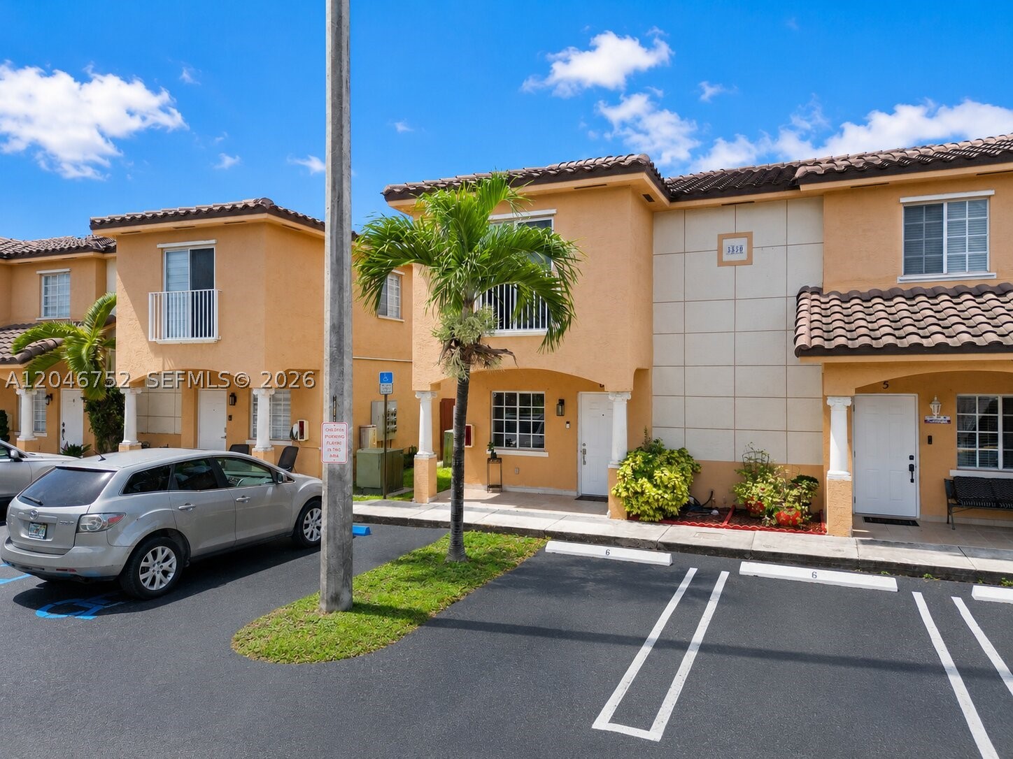 Welcome to this well-maintained 3-bedroom, 2-bath condo in the sought-after Villas Canarias community. Featuring 1,230 SF of living space, this home offers a spacious and functional floor plan, generous natural light, and comfortable living areas. Major improvement includes a new roof completed in 2022. Ideally situated near shopping, restaurants, schools, parks, and major highways for easy commuting. Don't miss this excellent opportunity! gated communnity.