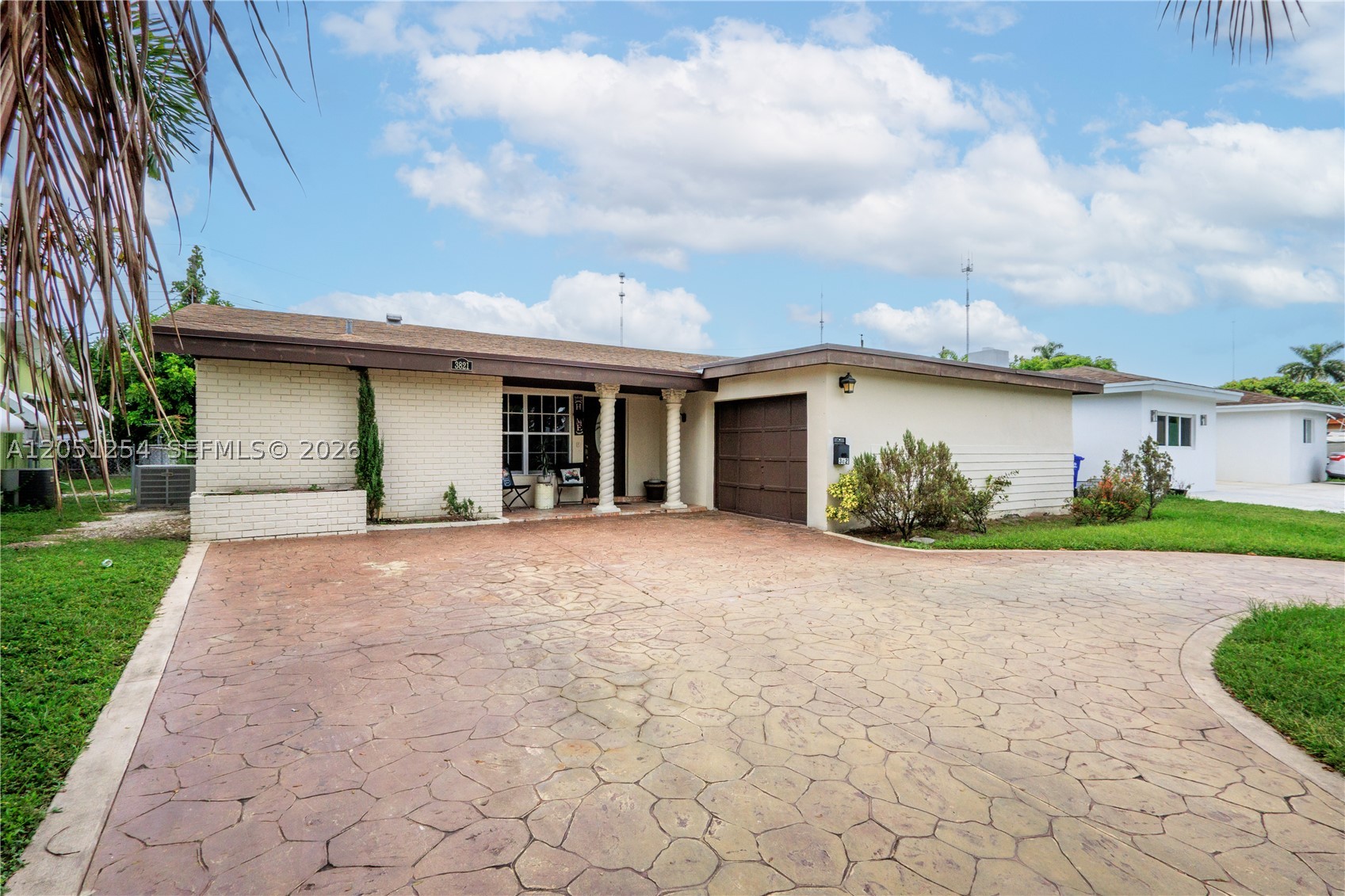 Rare opportunity to make this beautiful single family house located in one of the most desirable neighborwoods in Miramar your home!!! This house features 4 bed/2bath with a circular driveway, a spectacular pool and entertaining backyard for enjoyment, partially renovated with wood floors, tiles floors, very spacious living room and dining room with a spectacular family room .FPL is doing renovation in the area an electrical transformer will be placed in left side of the front yard. Owner is a Real Estate Licensee.
All information deemed reliable but not guaranteed.