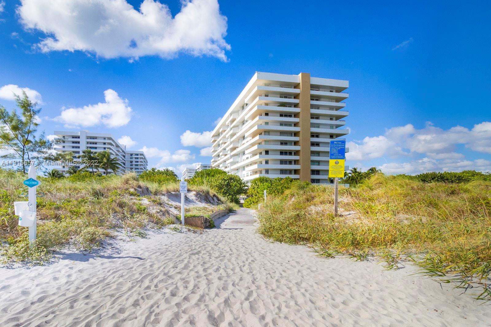 The Commodore Club East is perfectly located on the northernmost part of Key Biscayne's oceanside residential area and is just south of Crandon Park – allowing for the most convenient access and natural surroundings on the island. Fully renovated, this unit features an open kitchen with new appliances, new bathroom finishes, marble floors throughout, and a huge wraparound balcony. The iconic Commodore Club complex is very well maintained and offers some of the most sought after buildings on Key Biscayne. Residents also get assigned parking, 24-hour security, a large heated pool and deck area with plenty of patio furniture, tennis courts, and private beach access.