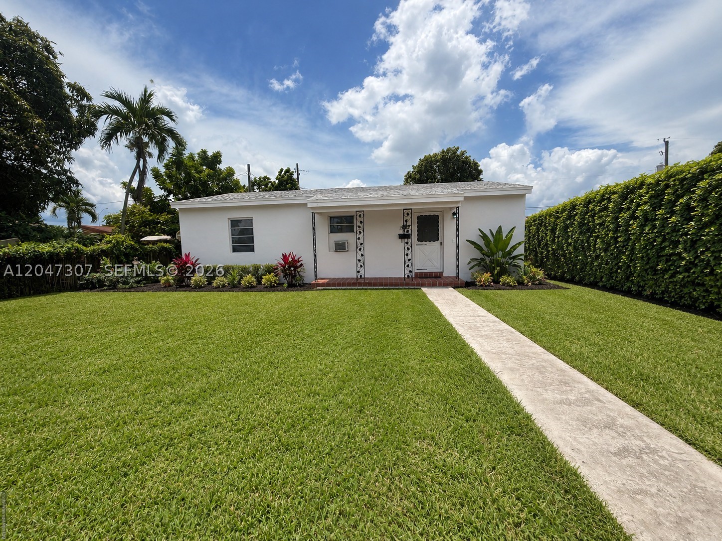 Opportunity Knocks in East Hialeah! Rarely available 3-bedroom, 1-bath home situated on a fenced 6,000 sq. ft. lot with a storage shed. With limited inventory in the neighborhood, this is an excellent opportunity for investors, renovators, or buyers looking to create their own vision. Important updates have already been completed, including a new roof, new electrical panel, updated plumbing, new window A/C units, and a freshly painted exterior. Inside, the home offers an original kitchen and is currently in the process of being cleared out. The property contains significant personal belongings and clutter, and the existing flooring and carpeting are in poor condition. It will require TLC and cosmetic renovations but offers tremendous potential. Being sold AS IS. Cash offers preferred with proof of funds. Due to the property's condition, FHA financing will not be considered. Offered at $489,000.