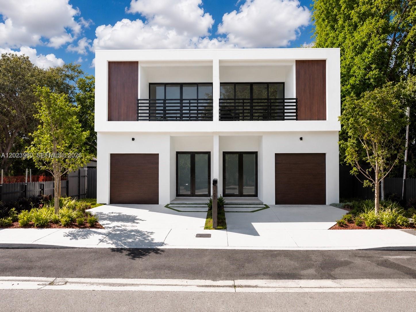 Introducing the masterpiece of Buena Vista — a brand-new construction residence that redefines modern luxury. This exceptional home offers 3 bedrooms, 3 full bathrooms, and 2 half baths with premium developer upgrades throughout.
Designed with elegance and natural light in mind, the home features soaring 10-foot ceilings and floor-to-ceiling Low-E impact windows. Expansive double patio doors create a seamless indoor-outdoor flow, blending sophisticated interior spaces with resort-style outdoor living.
The chef’s kitchen is a true centerpiece, showcasing sleek custom cabinetry, premium appliances, a hidden pantry, and striking black rail accents for a refined modern aesthetic.
The luxurious primary suite offers a custom illuminated glass closet and a spa-inspired bathroom complete with massage jets and an oversized rain shower.
Outdoor living is designed for relaxation and entertaining, featuring a private pool and spa with massage features, a covered terrace,  surrounded by lush landscaping and beautiful mature trees.
Additional features include:
Porcelain tile flooring throughout
Floor-to-ceiling porcelain bathroom walls
Custom vanities
Finished custom closet carpentry
Spacious upstairs laundry room with sink and porcelain countertops
1-car garage
2 additional outdoor parking spaces
A rare opportunity to own a thoughtfully designed modern residence in one of Miami’s most desirable neighborhoods.