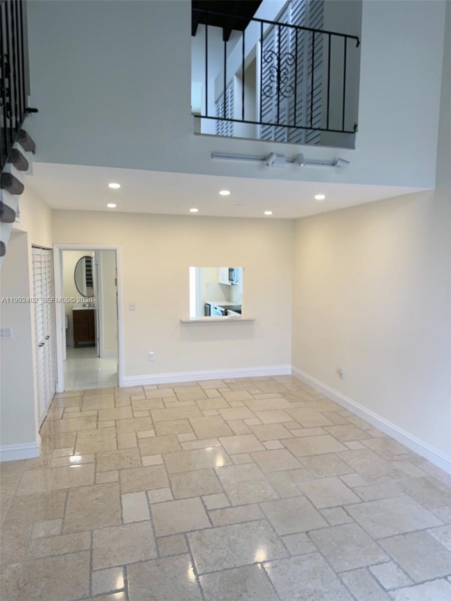 Come see this, rarely available, fabulous 1-bedroom 1- 1/2 bath, two-story Mediterranean Villa in the beautiful and historic Village of Miami Shores. This unique space features great natural light, high volume ceilings, large modern kitchen, and tons of closet space. Only 9 villas in this small, community with beautiful center courtyard featuring a pool, pool table, and outdoor grill for your enjoyment. The community is located on a tree lined street within walking distance to Publix supermarket, Starbucks, Chik-Fil-A, Miami Shores country club golf / tennis, fitness, restaurants and shopping. Only a short ten minute drive to the beach and I-95. Easy to Show, and rapid approval.