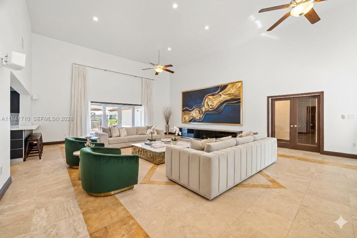 Distinguished luxury estate in South Miami, just 4 minutes from The Falls Mall.
Situated on a 15,347 SF corner lot, this refined residence offers 5 bedrooms and 5 bathrooms, including a fully independent 1-bedroom, 1-bathroom guest house.

 The main home spans 5,644 SF and features high ceilings, abundant natural light, and seamless indoor-outdoor flow. The private backyard includes a pool and mature landscaping, ideal for entertaining or everyday retreat. Equipped with solar panels, this property blends luxury, efficiency, and long-term value. 

Located near top-rated schools, upscale shopping, dining, and key developments, it offers exceptional potential for high-end customization. Schedule your private showing today.