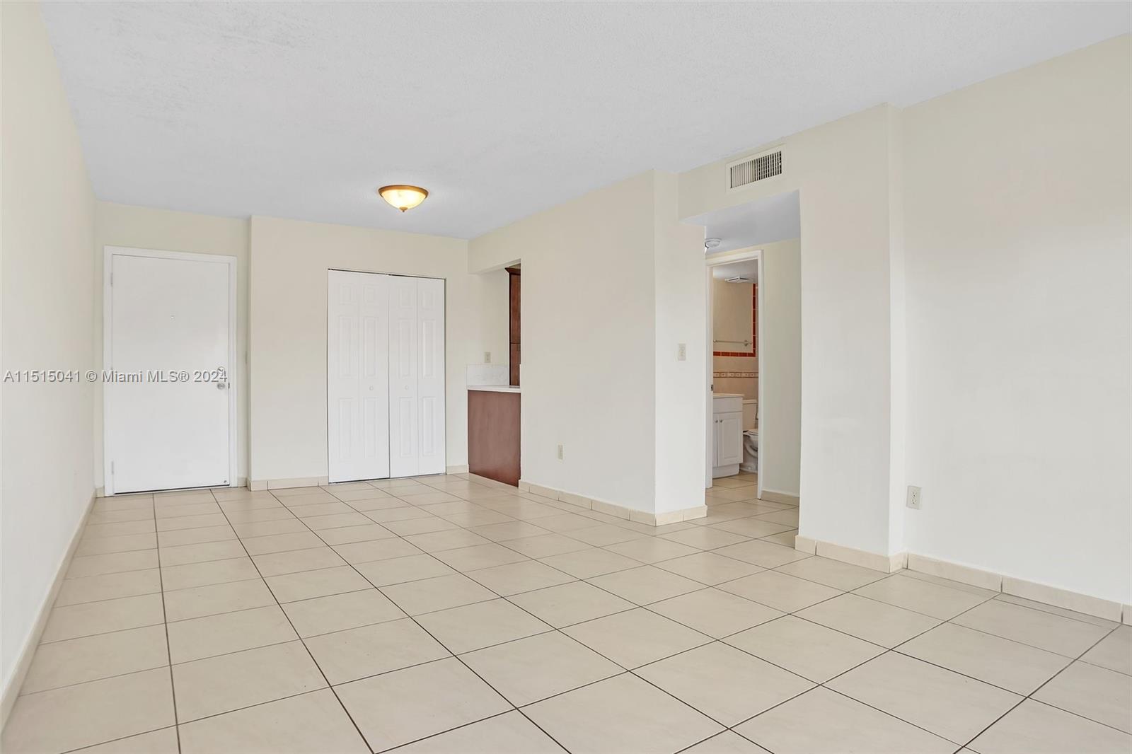 VACANT & READY FOR IMMEDIATE OCCUPANCY! 1 BEDROOM/1 BATH IN GREAT CONDITION: WOOD KITCHEN CABINETS, WHITE QUARTZ COUNTER-TOPS, NEW KITCHEN FAUCET, WHITE APPLIANCES: REFRIGERATOR, SMOOTH-TOP ELECTRIC RANGE, MICROWAVE, DISHWASHER, TILE FLOORS THROUGHOUT, BATHROOM WITH COMBINATION TUB/SHOWER, BEDROOM WITH WALK-IN CLOSET, LARGE LIVING/DINING AREA, BALCONY WITH WALL TO WALL DOORS FOR AMAZING NATURAL LIGHT. AMENITIES: TENNIS COURT, BASKETBALL COURT, POOL, COMMUNITY LAUNDRY ROOM, BBQ AREA. GREAT LOCATION WITH EASY ACCESS TO FIU CAMPUS, MAJOR HIGHWAYS, INTL AIRPORT, DOLPHIN & INTERNATIONAL MALLS. BUILDING RECENTLY PAINTED & ROOFS REPLACED. OWNER ALREADY PAID THE SPECIAL ASSESSMENT. 40-YR CERTIFICATION ALREADY COMPLETED. NOT FHA APPROVED. ASSOCIATION IS NOT COLLECTING ENOUGH RESERVES FOR 5% DOWN.