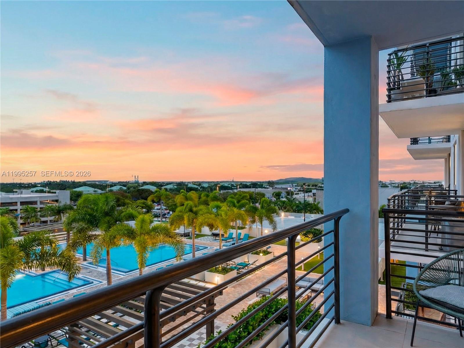 One of the few Airbnb-approved residences in Downtown Doral, this fully furnished 1-bedroom, 1-bath condo at 5350 Park offers a rare opportunity to own a true income-producing property in one of Miami’s most dynamic locations. Featuring 650 sq ft of modern living space, this residence showcases an open-concept layout, stainless steel appliances, contemporary cabinetry, impact windows, and abundant natural light. Enjoy beautiful pool views from your private balcony overlooking a spectacular resort-style pool with cabanas and lounge areas. Offered turnkey, ready to move in or start generating income immediately. The building features an impressive, beautifully designed lobby and interiors curated by renowned designer Giorgio Ferrara, creating a sophisticated and welcoming atmosphere. Residents enjoy luxury amenities including a state-of-the-art fitness center, spa, sauna, 24-hour concierge, and valet. Located in the heart of Downtown Doral, steps from dining, retail, Publix, a 4.5-acre park, the future Bascom Palmer Doral Institute (#1 eye hospital in the U.S.), and minutes from CityPlace, Dolphin Mall, Trump National Doral Golf, Jackson West, and Miami International Airport.