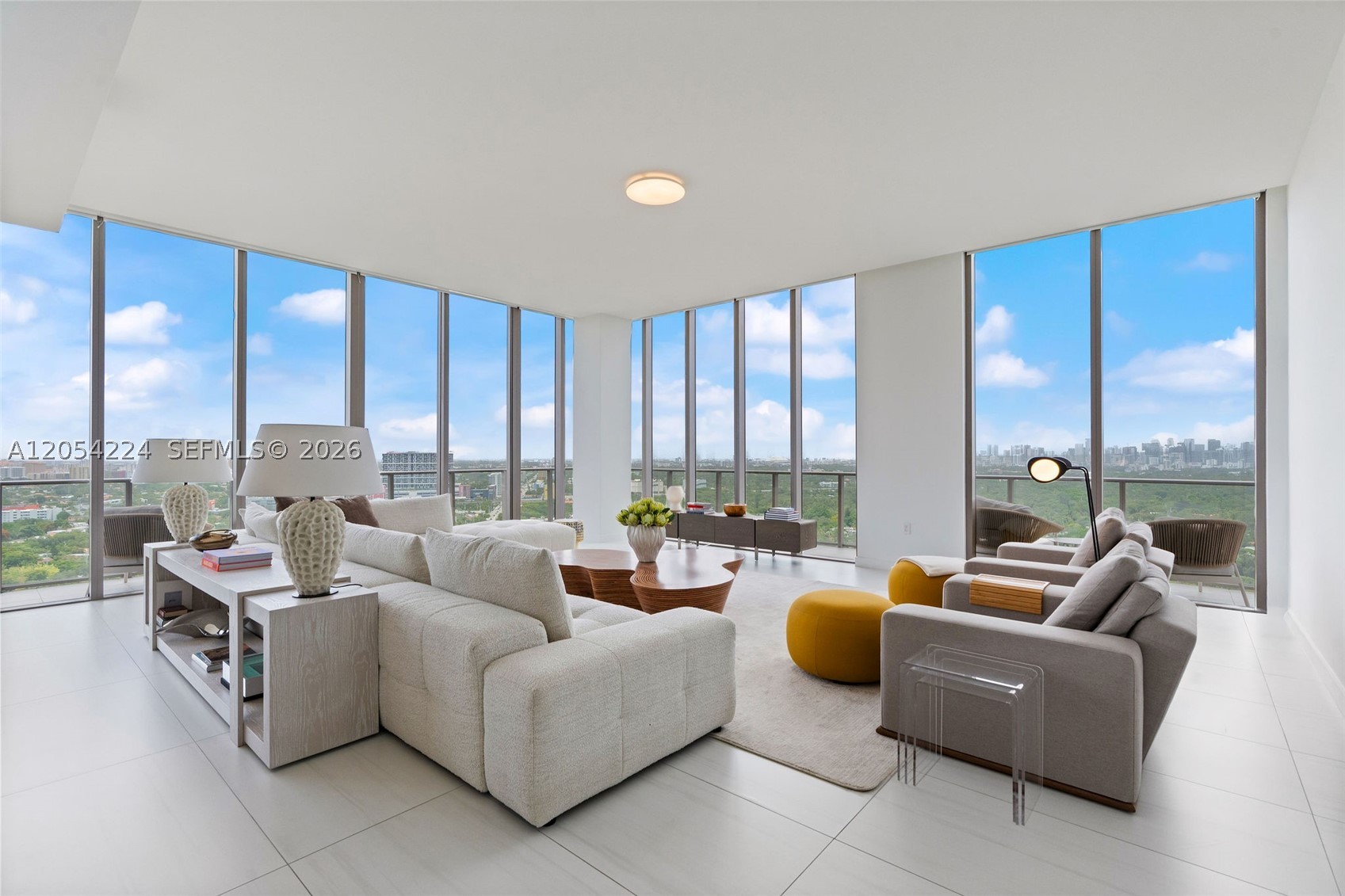 Bring your best Penthouse buyers to this exceptional 4-bed, 4.5-bath Mr. C residence with soaring 12-foot ceilings, 3,555 SF interiors, and 873 SF of wraparound terraces. Enjoy sunrise-to-sunset views from Coral Gables to Downtown Miami and Biscayne Bay. The gourmet European kitchen opens to the living and dining areas, framed by floor-to-ceiling windows. Features include Wolf and Sub-Zero appliances, a spacious primary suite with soaking tub, rain shower, walk-in closet. Three additional beds with ensuite bathrooms. Mr. C offers five-star amenities including pools, bars, lounges, fitness center, spa, valet, 24-hour concierge, butler service and La Specialita Gourmet Café & Market. Located in the heart of Coconut Grove. One (1) deeded self-parking assigned parking space plus valet. Storage unit included.