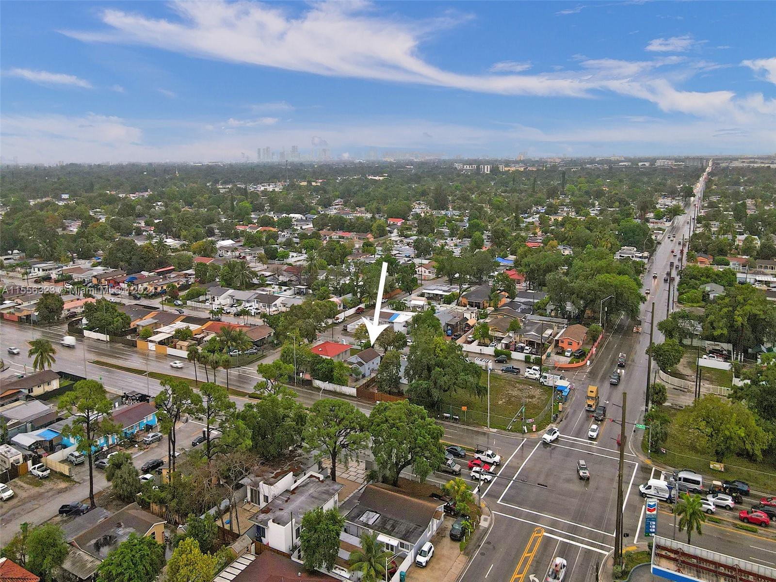 Remarkable opportunity to own this Gem location in a 0.13-acre lot within this sought-after City. This home is close to schools, hospitals, and parks, 7 miles to the beach, 5 to Miami International Airport, 6 miles straight to I 95, 5 miles straight to Palmetto expressway, 9 miles to downtown Miami, and 20 miles to Fort Lauderdale airport. The home offers 2 spacious bedrooms, office, kitchen, dinner, and living room. A detached bonus finished room plus a shelter. Relatively new AC: Mature Avocado, lychee and mango trees. This place has all you need for a home or an opportunity to invest.