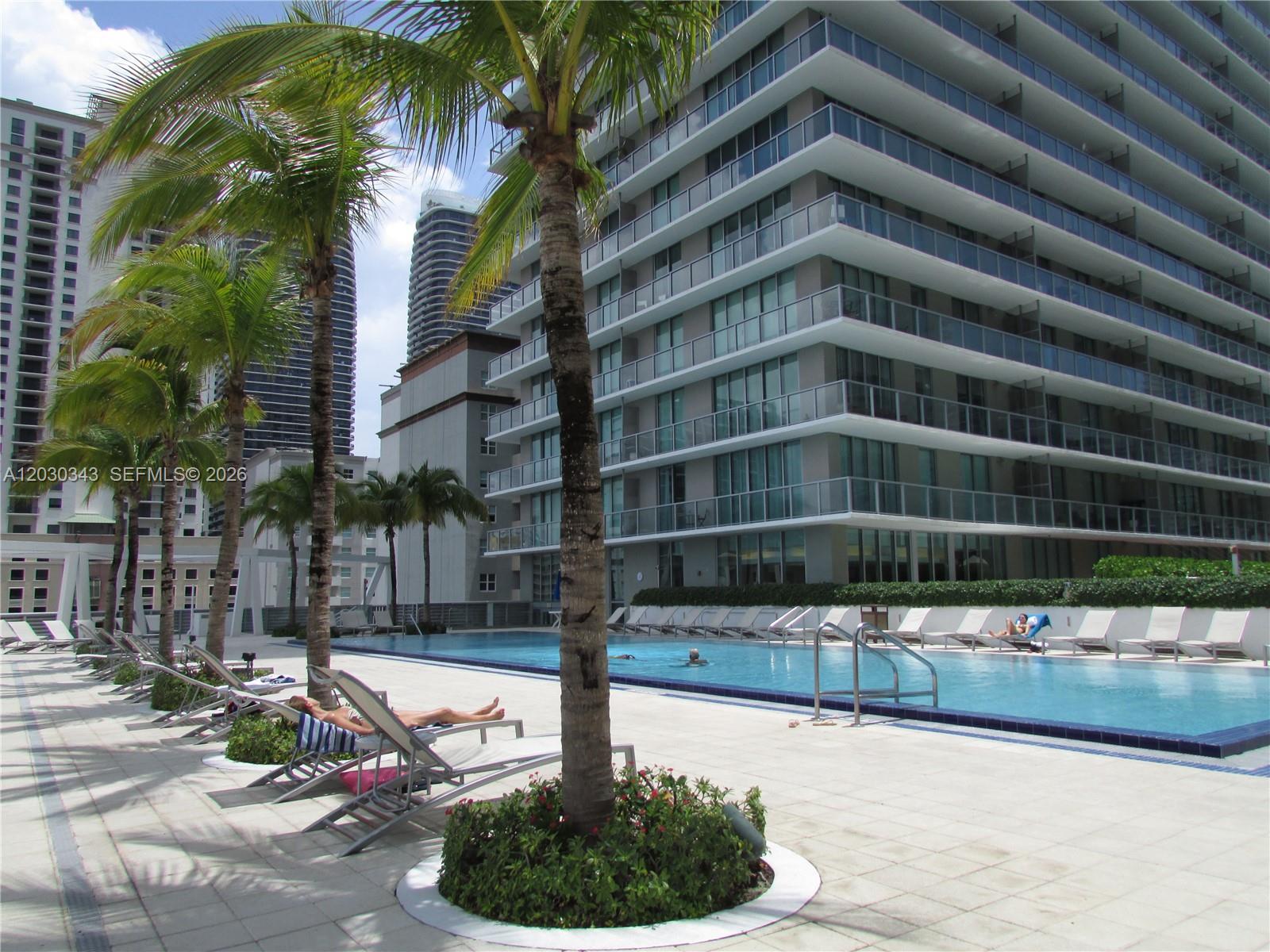 GORGEOUS 1-Bedroom, 1-Bathroom residence at the highly desirable AXIS ON BRICKELL! This bright and modern unit features an excellent floor plan with abundant natural light, elegant WHITE PORCELAIN TILE flooring throughout (NO CARPET), and a spacious balcony overlooking the Urban Lifestyle. AXIS ON BRICKELL is known for its exceptional location and resort-style amenities, including two swimming pools, hot tub/spa, cabanas, outdoor lounge and relaxation areas, indoor lounges, playroom, conference room, state-of-the-art fitness center, barbecue area, TV lounge, billiards room, and much more. The unit includes 1 ASSIGNED PARKING SPACE and is conveniently located just a one-minute walk from the Metrorail Station, restaurants, bars, shopping, and entertainment. Perfect for those seeking the ultimate urban lifestyle in the heart of Brickell. GREAT OPPORTUNITY... MUST SEE...!!!