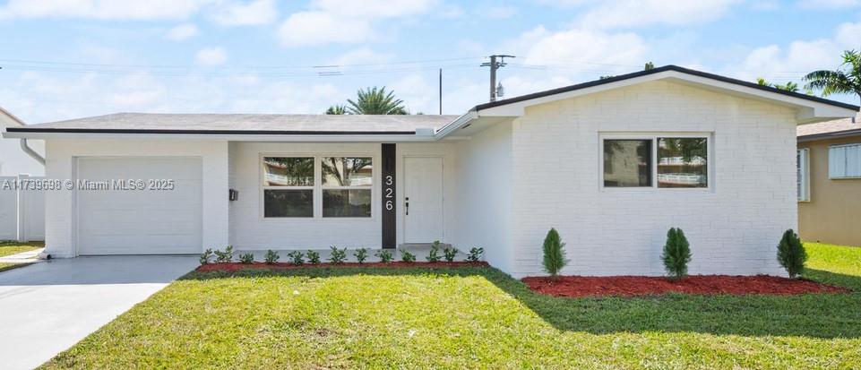 Experience modern coastal living in this fully renovated 3-bed, 2-bath gem in Dania Beach. With 1,668 sq ft of open-concept design, this sunlit home features luxury tile floors, sleek quartz countertops, premium stainless-steel appliances, and elegantly updated baths. Impact windows invite natural light, while a generous backyard offers space for a future pool. A spacious garage adds convenience. Perfectly located minutes from the beach, Dania Pointe, top dining, the airport, and major highways—with no HOA. A compelling opportunity awaits seller may consider buyer incentives with over list price offers.