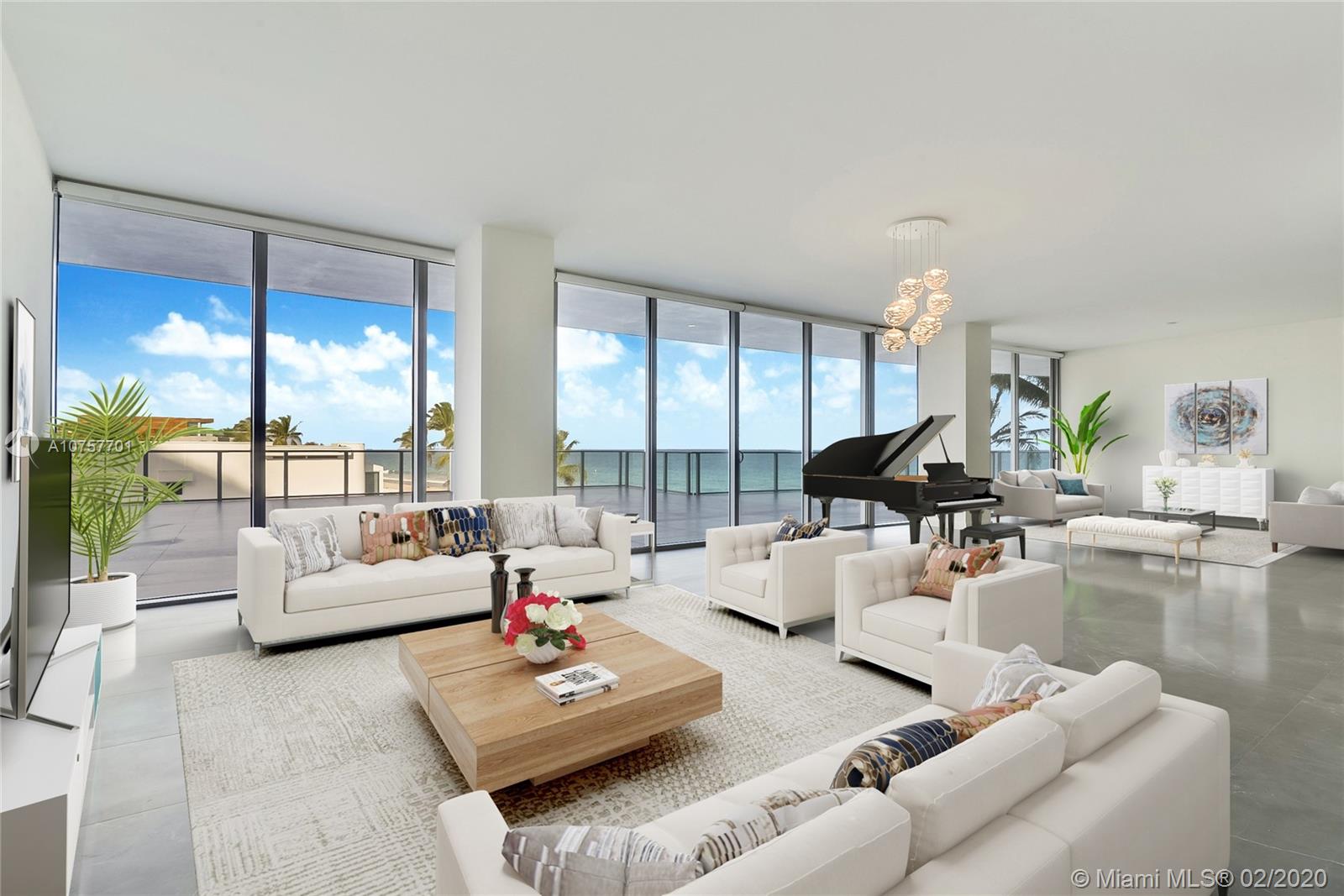 SELLER CLOSE OUT SALE! COME EXPERIENCE THIS “ONE OF A KIND” RESIDENCE WHICH OFFERS AN “ON THE SAND” BEACH HOME FEEL AND IS SITUATED IN AUBERGE’S STUNNING BOUTIQUE NORTH TOWER. THIS DESIRABLE FLOORPLAN OFFERS OVER 3750 SQ FEET OF INTERIOR LIVING SPACE WITH DRAMATIC UNOBSTRUCTED OCEAN VIEWS FROM EVERY ROOM INCLUDING THE MASTER BATHROOM. RESIDENCE 205 OFFERS THE ULTIMATE PRIVACY FOR A BEACH HOME WHICH OPENS INTO A PRIVATE FOYER AND INCLUDES 3 BEDROOMS / 4.5 BATHS + DEN, PLUS MAID QUARTERS (WITH A SEPARATE ENTRANCE) AND OVER 3600 SQ FEET OF TERRACE SPACE! RESIDENCE COMES FINISHED  WITH 24 X 48 PORCELAIN FLOORING, CHEF’S KITCHEN WITH ITALIAN CABINETRY FEATURING WOLF & SUB-ZERO APPLIANCES / GAS STOVE, CONTROL 4 UPGRADE INCLUDING MOTORIZED SHADES & MORE!