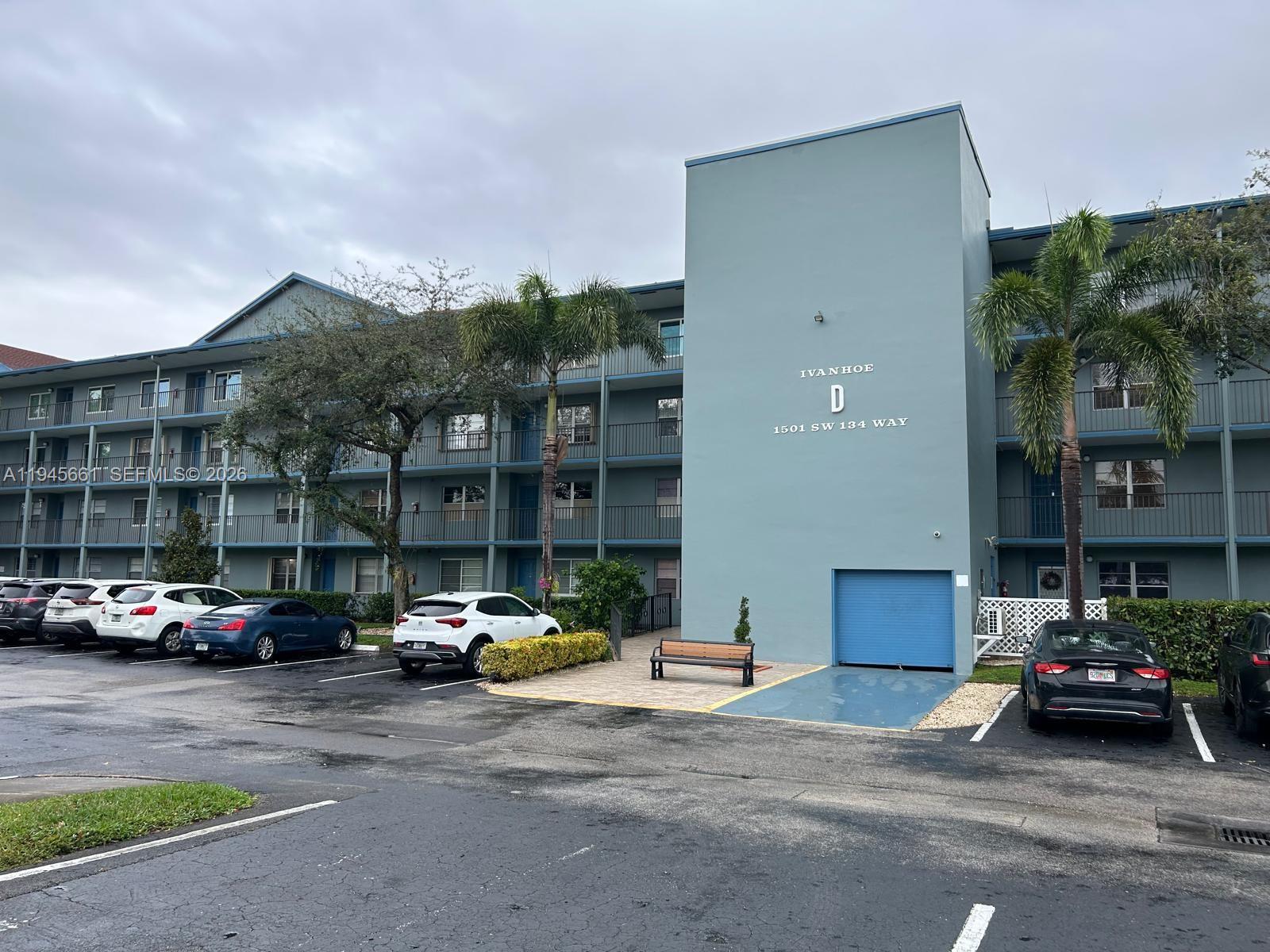 Well-kept 2-bedroom, 2-bath residence located  within the 55+ community Century Village. This light-filled second-floor condo offers tasteful updates, a functional open floor plan, with lake view . Spacious rooms and a screened balcony ideal for relaxing and enjoying the scenery.  Resort-style amenities such as a clubhouse, swimming pool, fitness center, tennis courts, courtesy transportation, and more. Association fee includes water, cable, and internet services. Near I-75, Pembroke Gardens, medical facilities, and shopping destinations.