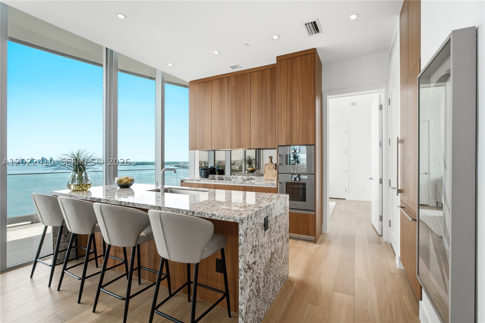 Why settle for yesterday’s Brickell when you can experience the future of luxury living at UNA Residences?
Unit 1604 is professionally DECORATED and offered TURNKEY, this exceptional 2-bedroom residence showcases beautiful water views and interiors thoughtfully curated to blend elegance, comfort and practicality. Every detail and every space have been optimized for effortless luxury living and sophisticated entertaining.

Una Residences has redefined Miami’s skyline and elevated the meaning of waterfront luxury in Brickell. With its iconic architecture, boutique atmosphere and world-class amenities, Una delivers a lifestyle rarely found in Miami — from impeccable service and a breathtaking lobby to a state-of-the-art fitness center and stunning resort-style pool overlooking the bay. Private, refined and timeless, Unit 1604 is an opportunity to experience one of Brickell’s most prestigious new addresses.