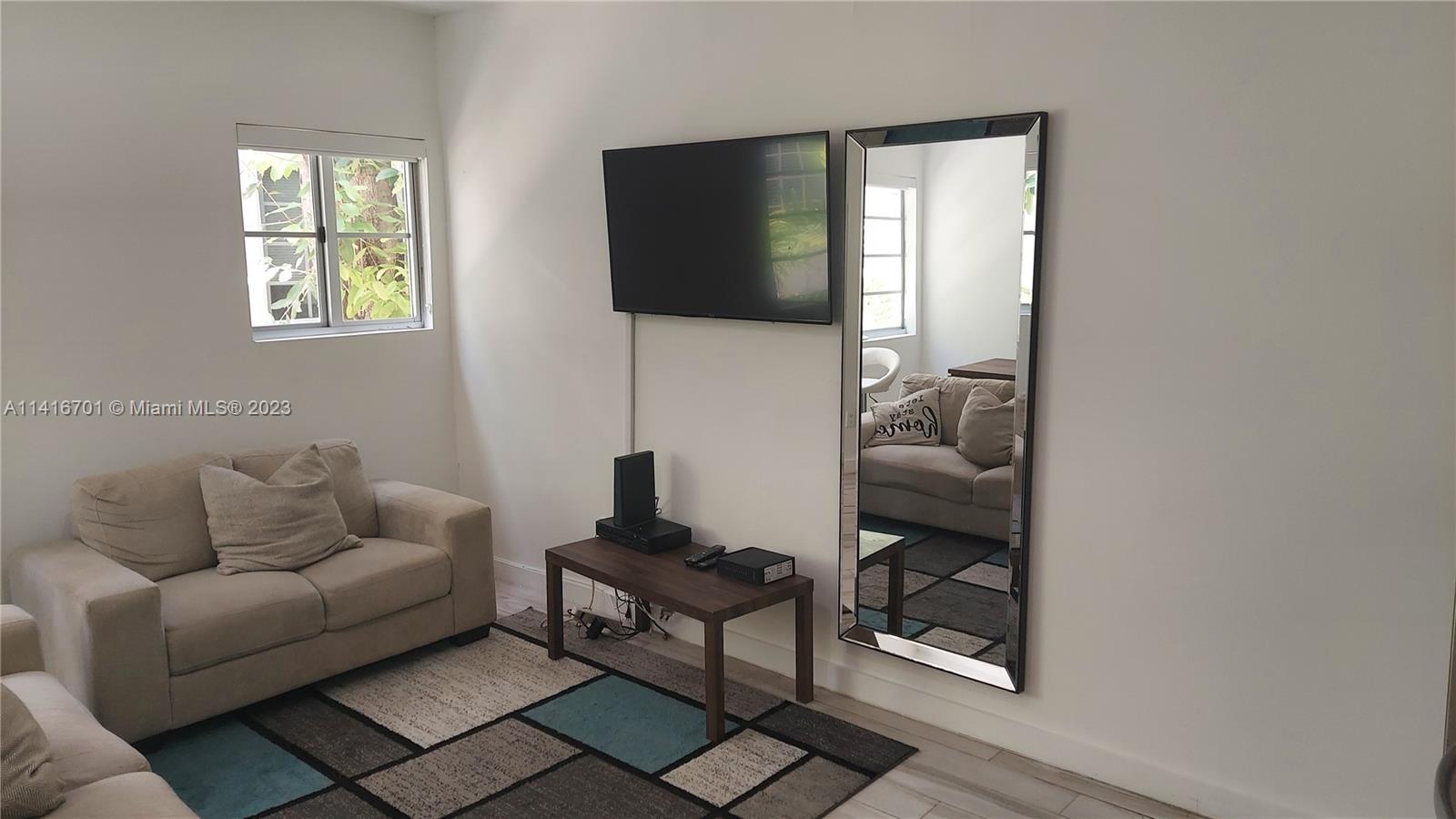 Great opportunity to live in Miami, Beach! The flat is well divided and features wood ceramic floor all over, Italian style kitchen with stainless steel appliances, glass shower, washer and dryer. Tv cable and Wi-Fi included in the rent price. Elena condo is one of the the best option to enjoy south beach in a newly remodeled apartment with all the comforts and needs of a home, do not miss the opportunity. Location is great, steps from Lincoln Rd mall and a few blocks from the beaches.