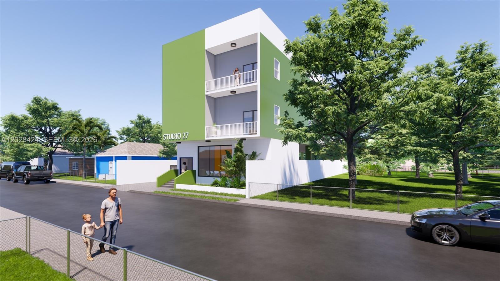 Land zoned for multifamily and Plans for 8 unit multifamily apartment building. Ideal location, almost completely approved for construction. Please refer to renderings , serious inquiries only. Seller is motivated and open to negotiation!