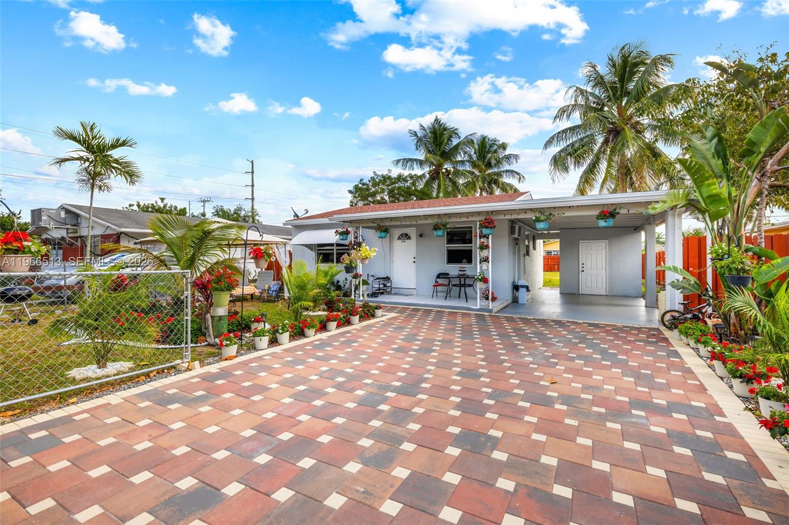 Available single family home on a OVERSIZE, private, quiet lot with a huge backyard AND a large front yard! The site is suitable for multi-family development. Home is absolutely move-in ready and rental ready. New roof. Plenty of room for an addition or tear down + remodel - perfect for an investor. Minutes to the beaches, I-95, downtown Hollywood and more! Home comes with attached and covered storage and carport. Washer and dryer in storage!