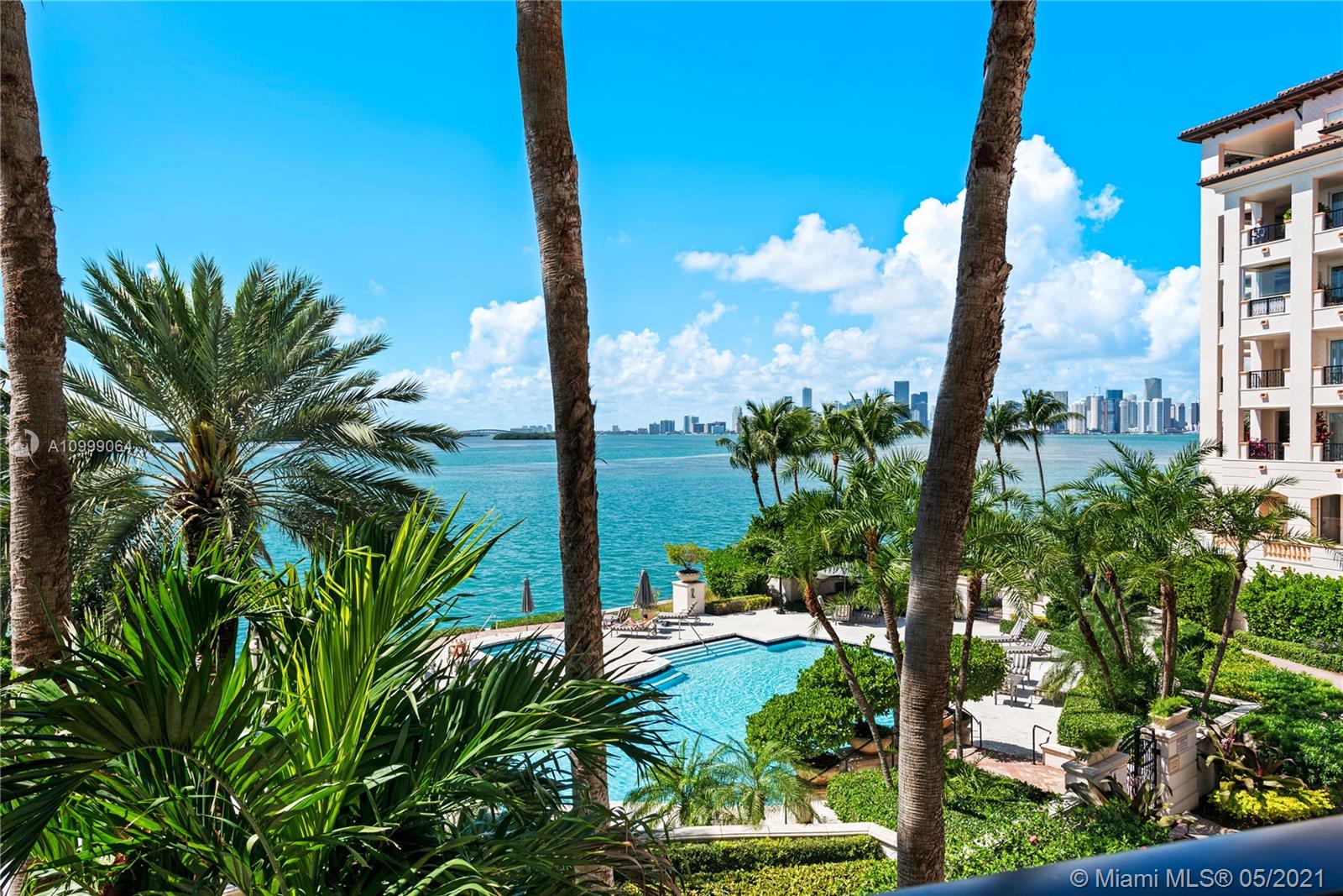 Visit the BEST priced 4 bedroom 4.5 bath unit on Fisher Island! Live the Fisher Island lifestyle in this spectacular 2nd floor Bayview corner unit with mesmerizing views of the Miami Downtown skyline, Virginia Key and pool. Features include:  SW exposure, marble floors throughout, gourmet kitchen with center island and top of the line appliances, spacious open living and dining rooms, impact glass doors, expansive wrap around terraces perfect for entertaining and many more features. Visit this exceptional unit! Easy to show.