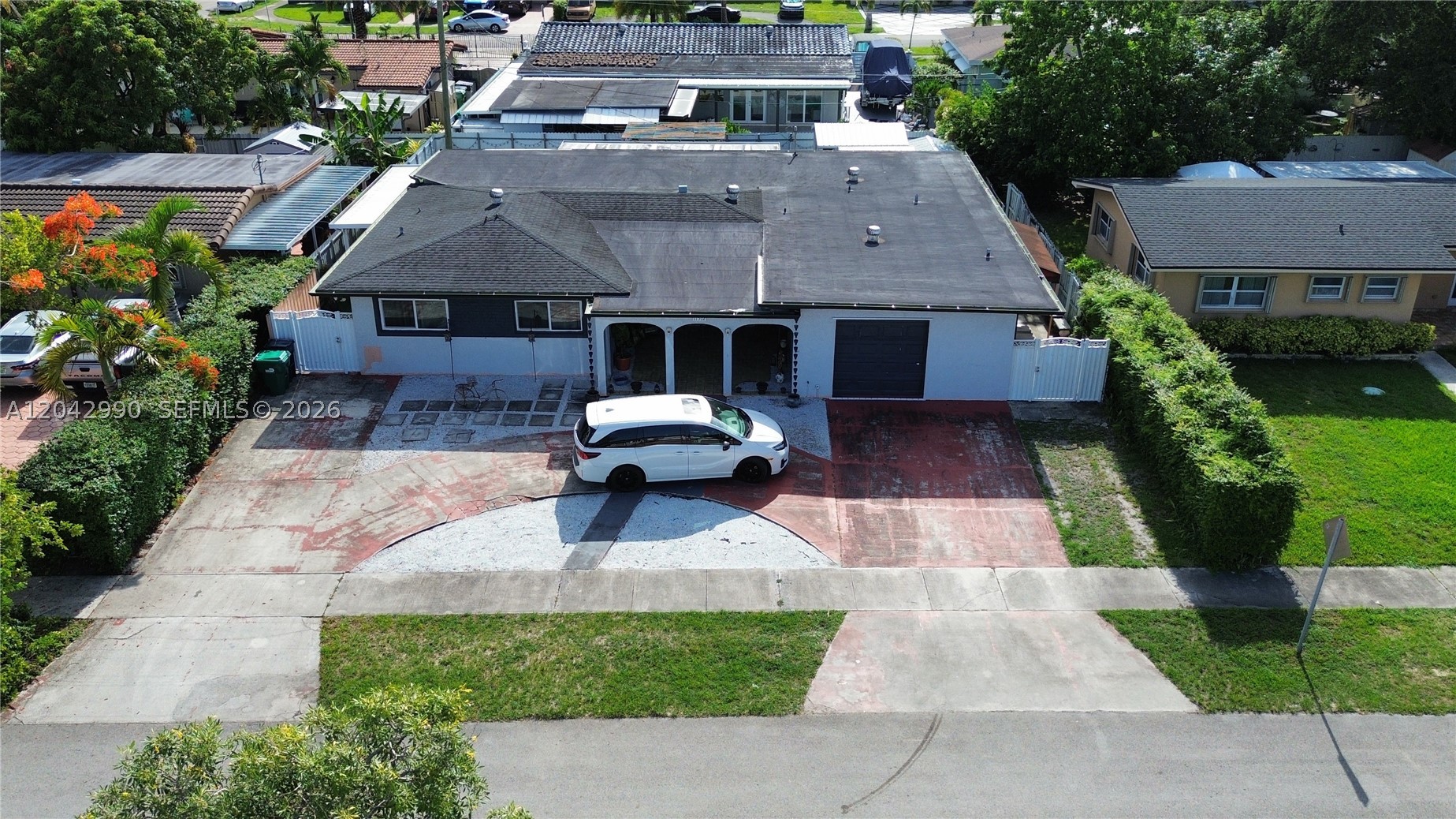 HUGE Potential for Owner  Occupant or Investors , Amazing,  remodeled  Single Family Home in the highly  sought after Palm Springs community in Hialeah. This turn key  property offers incredible potential with a unique layout featuring two private apartments each with its own independent entrance. The main house offers porch, foyer, kitchen w/wood cabinets &S/S appliance , 2BR/1BA, terrace w/roof. The  2nd apt has small kitchen, dinning, bathroom. new roof (2019) ( new water heater,  new A/C  Impact window & back door (2017)  new electrical panel Close to Westland Mall, major highways, Hospitals MIA Intl Airport.