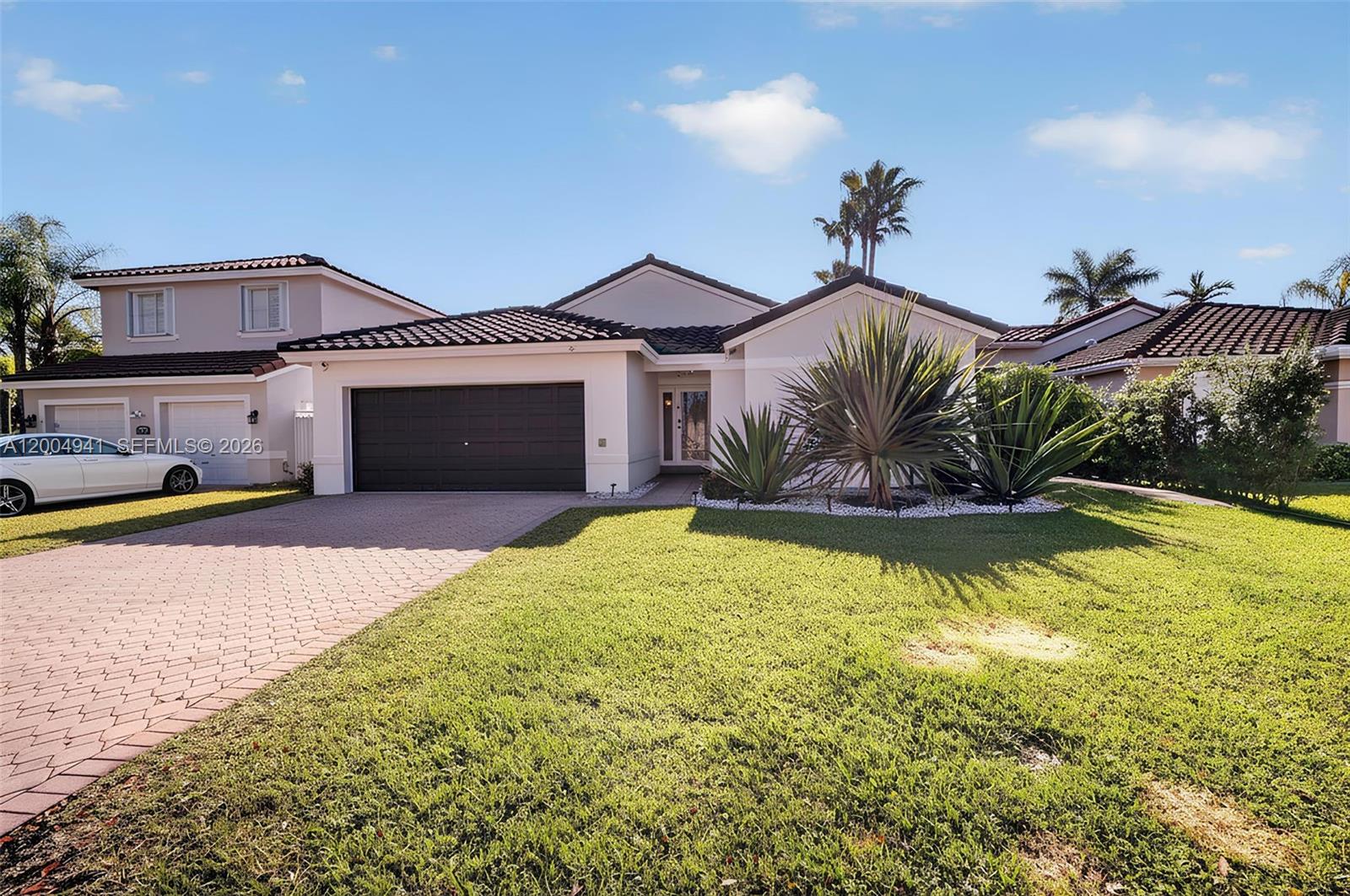 Beautiful Upgraded Pool Home in Three Lakes, 1 Floor, 3 Bedrooms, 2 Bathrooms; featuring an open floor living room / dining area, Family room with view to your Pool, Big and Roomy New kitchen, Huge Master Bedroom with walk-in closet, Master Bath with Shower, Converted Garage, New Air conditioner- inside and outside units (2024), tile floors, Pool resurfaced (2024), New Pump, Backyard Patio with Built in BBQ, Washer and Dryer in Garage, Three Lakes Community allows Watercraft up to 21.5 Ft - take a walk around the lake, go boating or Jet Ski. Fishing and all water sports, such as Kayaking and Water-skiing. Many Amenities 24 Hour Security, Clubhouse, Gym, Pool, Tennis/Racquetball/Volleyball. Great location, close to Shopping Centers, US 1 and Turnpike, Great schools, Quiet and Family oriented Neighborhood.