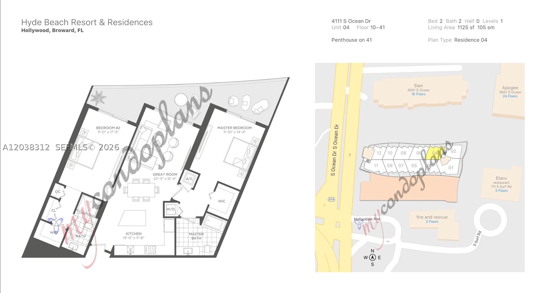 4111 SOUTH OCEAN DRIVE CO - Residential