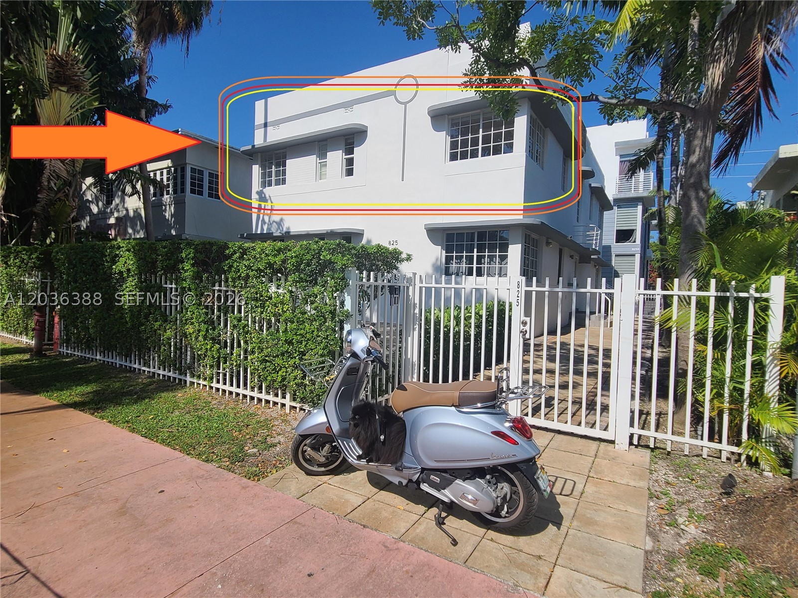 Beautifully maintained and updated double-corner 2BD/2BA residence featuring impact windows, central A/C, and an in-unit washer/dryer combo. The thoughtfully designed interior offers bamboo flooring, granite countertops, and stainless steel appliances, including a bottom-freezer refrigerator. Located in a boutique community of only seven residences across two buildings, the property provides enhanced security with fob-controlled entry, video intercom, and surveillance cameras. Private parking may be available for an additional fee, while ample street parking is readily available. Enjoy a fast and easy approval process. Contact the listing agent for additional information and to schedule a private showing.