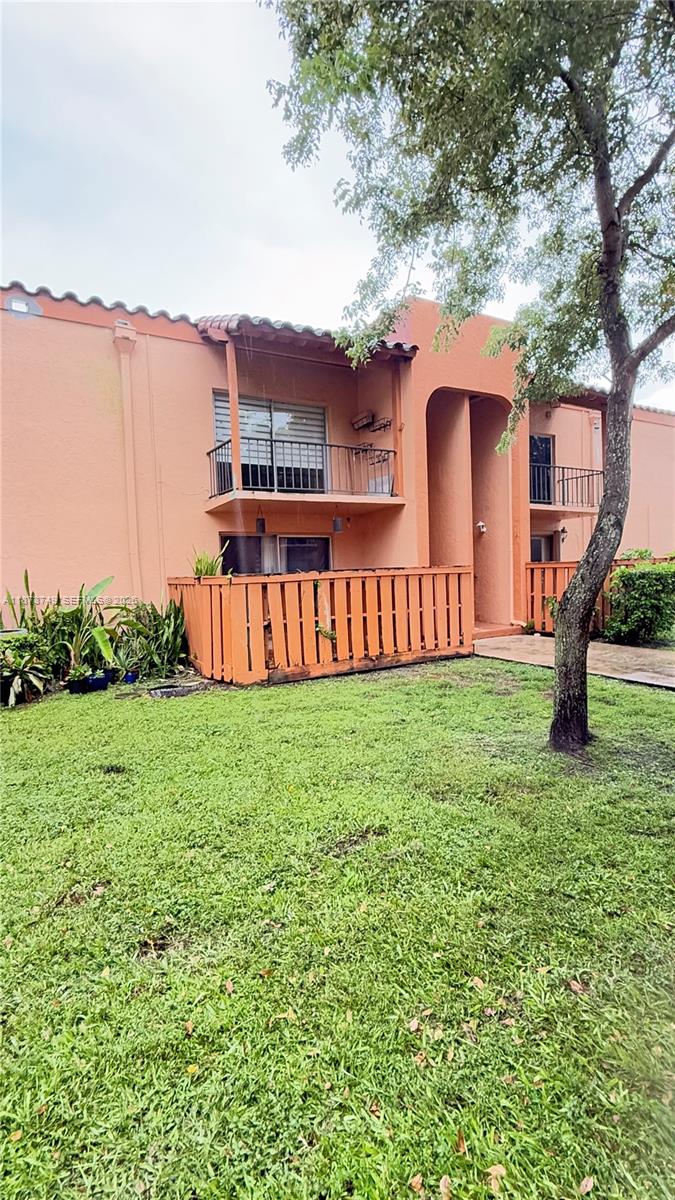 Spacious and Bright 2 Bedroom, 2 Bath Condo located on the second floor for privacy. The kitchen features beautiful dark wood cabinetry, granite countertops and stainless steel appliances. Both bathrooms have been partially renovated and include stylish white cabinets. Enjoy plantation shutters in bedrooms and zebra shades. Tile and laminate floors through out to combining comfort living. This unit includes, 1 assigned and guest parking space, Community amenities, 2 tennis court, 2 swimming pool, and clubhouse. Conveniently located close to Main Street in Miami Lakes, with shopping, dining, and entertainment.

Great for investors!  Building has reserves!
Tenant in place until October 2026

Don't miss out on this opportunity to own a move-in-ready home in a great location!