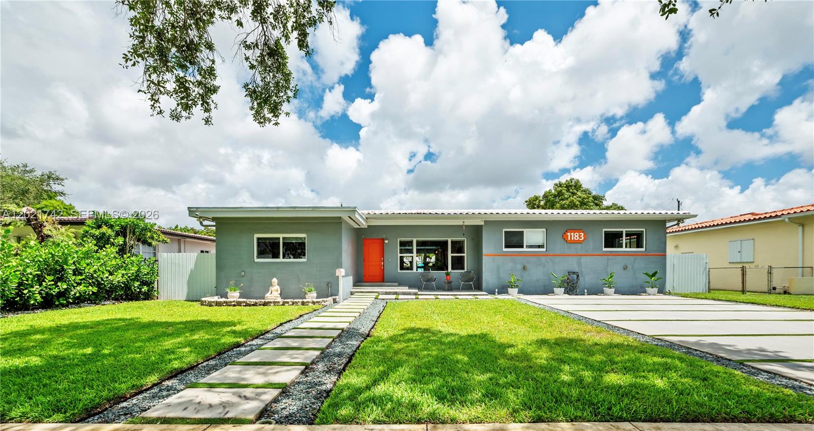 Set on a 9,525 sq ft lot in Miami Springs’ coveted Bird Section, this fully updated 4-bed, 3-bath pool home blends timeless charm with modern comfort. The 2,462 sq ft layout opens to instant backyard views and features a refined mix of hardwood and tile flooring, higher ceilings, custom closets, generous linen storage, and elegant floor-to-ceiling drapery. A private primary suite is joined by a second en-suite bedroom—ideal for guests or multigenerational living—plus an oversized laundry room for everyday ease.

Peace-of-mind upgrades include full-impact windows and doors, updated plumbing, a tankless water heater, a sprinkler system, and a comprehensive camera security setup. Outdoors, a beautifully curated backyard retreat offers a heated pool and ample space to entertain, dine, or unwind year-round. All just minutes from parks, golf, major highways, and Miami International Airport—on premium, tree-lined streets in the highly desirable Bird Section.