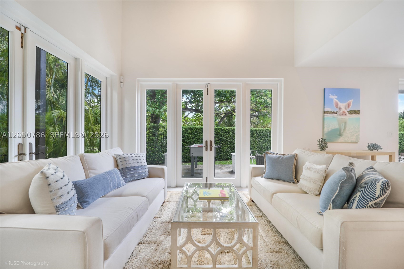 Stunning and tasteful fully furnished 4 bed, 4 bath, 4,200sf 3-story home located in the secure & gated community of Bay View Villas. Gorgeous entry with 18’ ceiling, this property provides tons of natural light pouring into living spaces all while surrounded by the lush foliage & mature trees that Coconut Grove offers. New flooring, eat-in kitchen with stainless steel appliances and gas stovetop & open floor plan with living & dining that allows for easy entertaining. Enjoy time spent at your private pool or at numerous outdoor spaces, perfect for al fresco dining. Centrally located in Northeast Coconut Grove, directly across from Kennedy Park, Coral Reef Yacht Club & walking distance to all of the top dining and retail in the Grove. Available September 1st to November 30th.