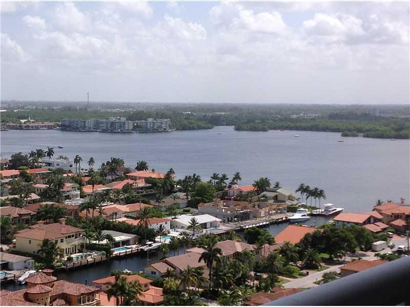 STUNNING VIEWS OF INTRACOASTAL AND OCEAN FROM A WONDERFUL WRAPAROUND BALCONY: 2 BED. 2 BATH WITH MARBLE FLOORS, CARPET AND JACUZZI. FULLY FURNISHED , WARM COLORS VERY WELL LOCATED IN THE HEART OF AVENTURA IN ONE OF THE MOST DESIRABLES LUXURY CONDOMINIUMS  WITH AMAZING LANDSCAPING AND GORGEOUS POOL AND BBQ. GREAT AMENITIES. SEASONAL RENT WILL BE CONSIDERED !