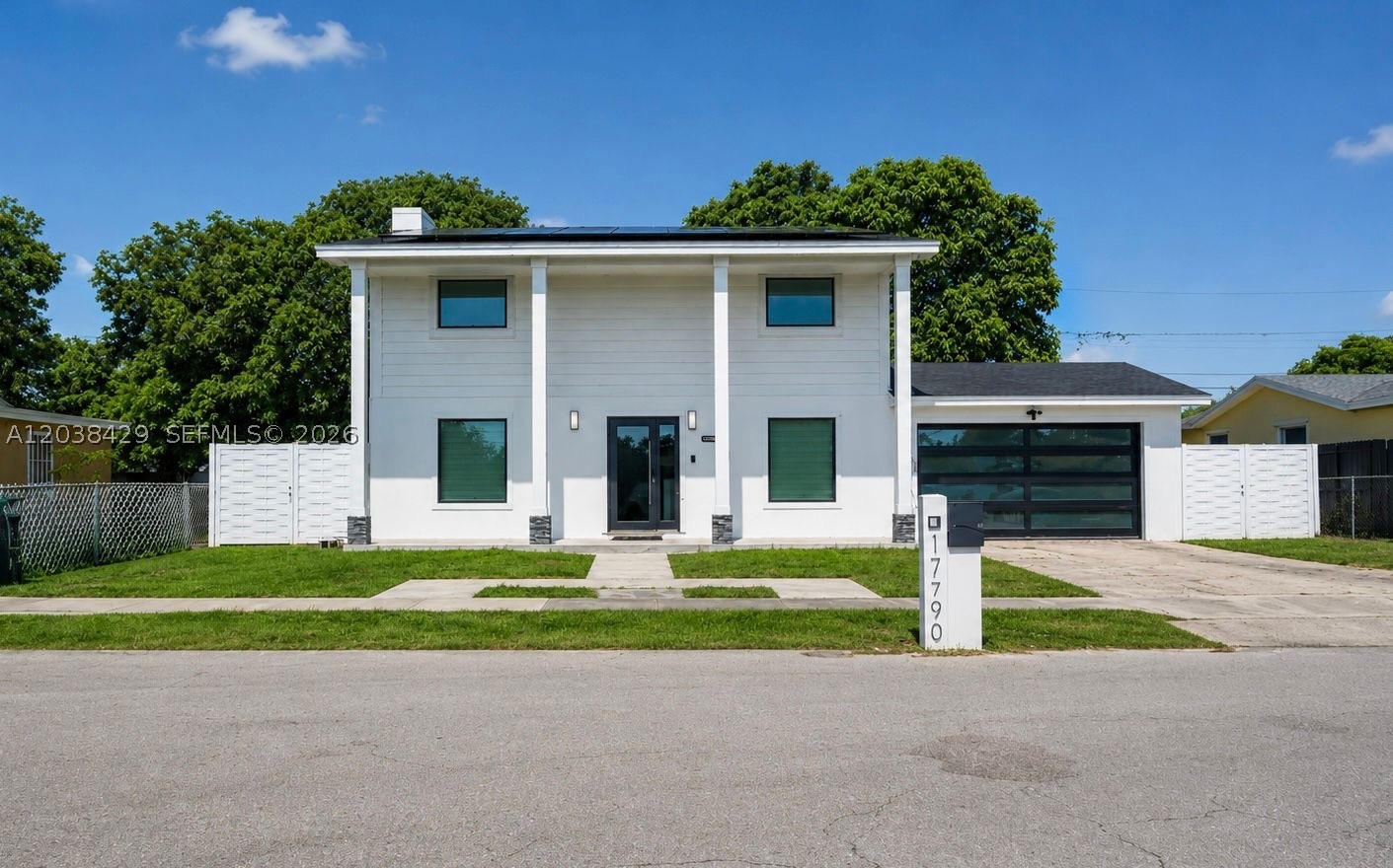 Unique Move-in-ready updated 3-bedroom, 2.5-bath home situated on an expansive 8,132 sq. ft. lot with NO HOA Featuring a new central A/C, a roof replaced in 2020, new solar panels, smart-home technology, and stylish modern finishes throughout, this home offers the perfect blend of comfort and convenience.

The contemporary kitchen showcases white quartz countertops, stainless steel appliances, and sleek European-style cabinetry. Upstairs, both bathrooms have been fully renovated with walk-in rainfall showers, modern vanities, and updated mirrors. Marble-style tile flooring on the main level and laminate wood flooring upstairs add a clean, elegant touch throughout the home.

Enjoy an attached 2-car garage with epoxy flooring and an EV charging outlet. The fully fenced backyard provides ample space for entertaining, pets, a future pool, or weekend BBQs, with plenty of shade to enjoy Miami's outdoor lifestyle year-round.

Conveniently located just 2 minutes from the Florida Turnpike.