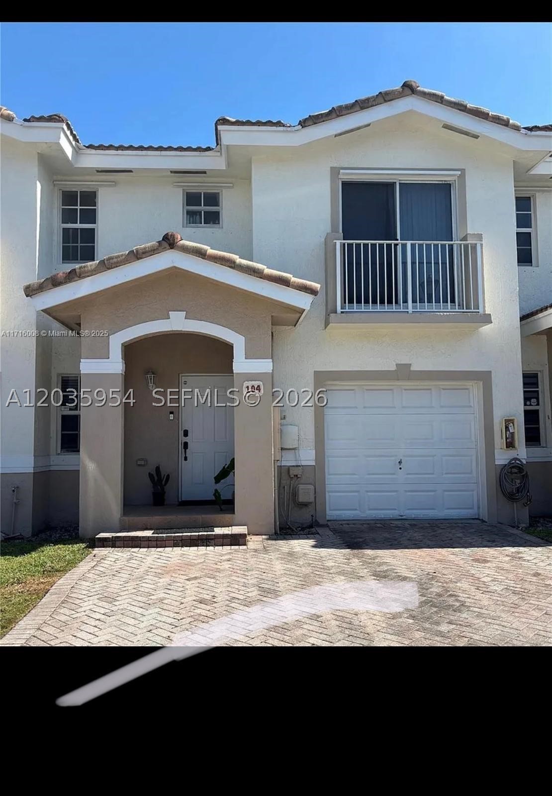 Beautiful Townhome in a Gated Community – Ideal for Living or Investment!
Welcome to this well-maintained 3-bedroom, 2.5-bathroom townhome featuring a 1-car garage and located in a desirable gated community with resort-style amenities, including a community pool.
The spacious floor plan offers comfortable living with tile flooring throughout the first floor and modern laminate flooring on the staircase and second level. The kitchen is equipped with stainless steel appliances, providing both style and functionality, while the washer and dryer are conveniently located in the garage.

Enjoy the open patio area just off the family room, perfect for entertaining guests or enjoying outdoor living. Situated in a rapidly growing area with excellent potential for appreciation, this property presents a fantastic opportunity for homeowners and investors alike. Conveniently located near shopping, dining, schools, and major highways. Whether you're looking for your next home or a great addition to your investment portfolio, this townhome offers comfort, convenience, and long-term value.
