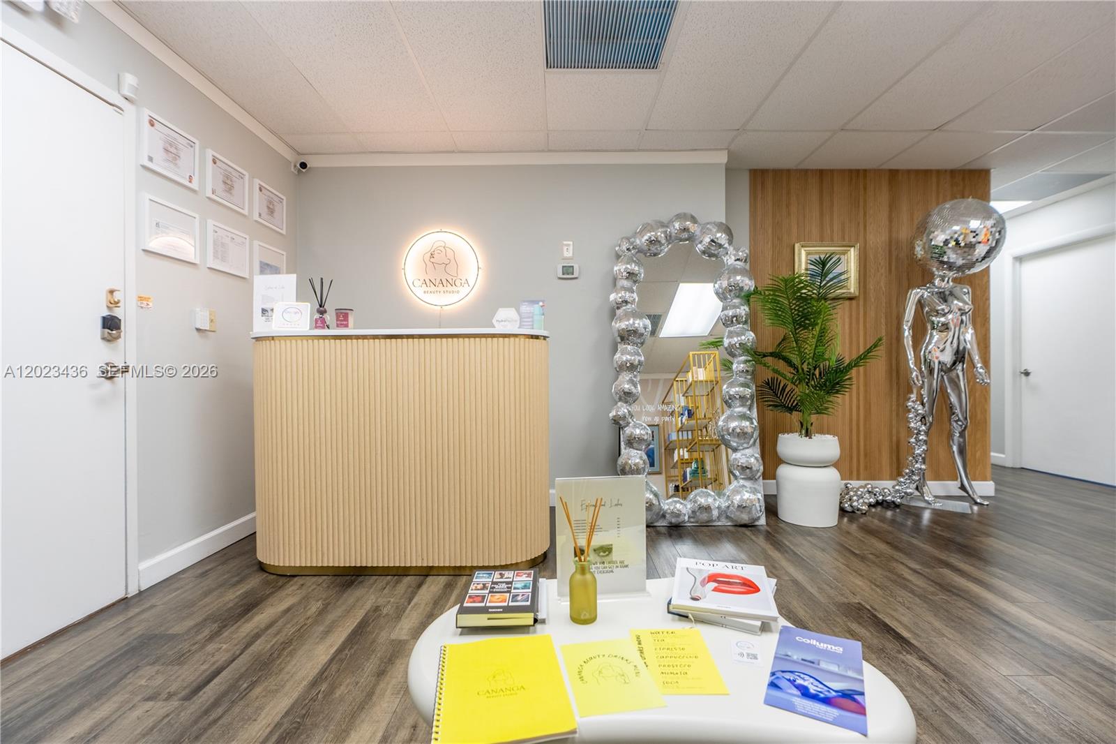 Turnkey aesthetic & beauty studio in prime Hallandale Beach location. Fully operational business with established branding, loyal client base, integrated booking/CRM system, website, social media presence, and strong online reputation with verified 5-star reviews. Sale includes furniture, fixtures, equipment, branding assets, and business systems required for immediate operation. Professional aesthetic equipment includes Cutera Xeo laser platform, OxyGeneo facial system, body contouring equipment, skin analyzer, LED therapy device, and additional treatment equipment. Additional income stream from independent beauty professional currently subleasing a treatment room within the studio. Lease location in professional commercial building. NDA required for financials and confidential information.